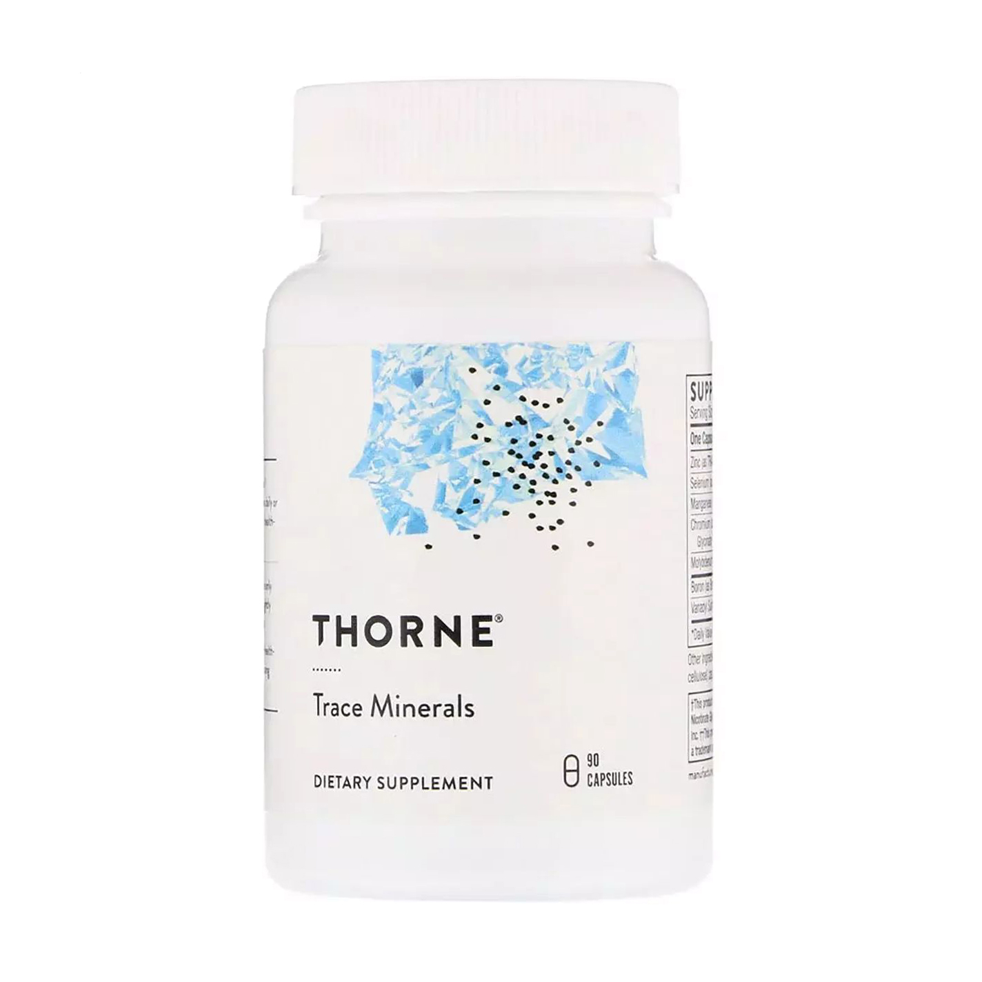 

Мікроелементи Thorne Research Trace Minerals, 90 капсул