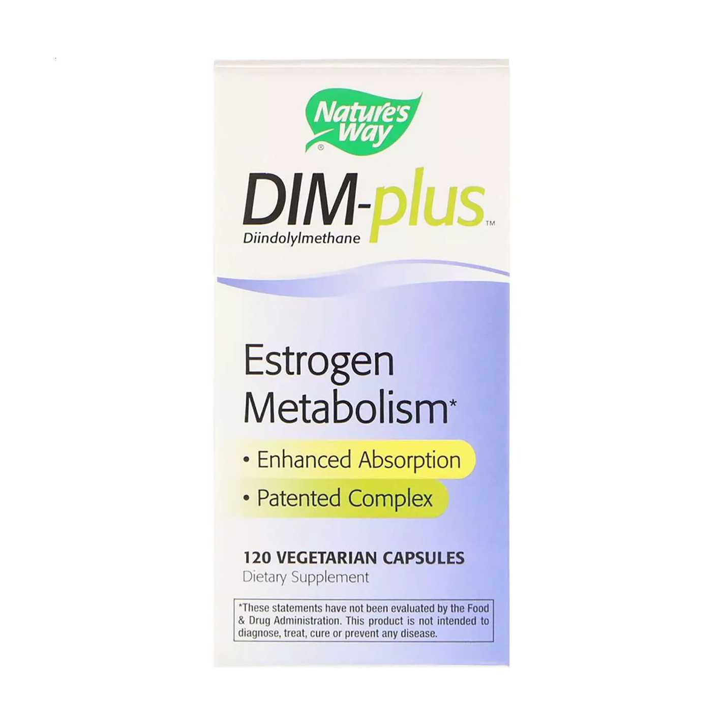 

Метаболізм естрогенів Nature's Way DIM-plus Estrogen Metabolism, 120 капсул