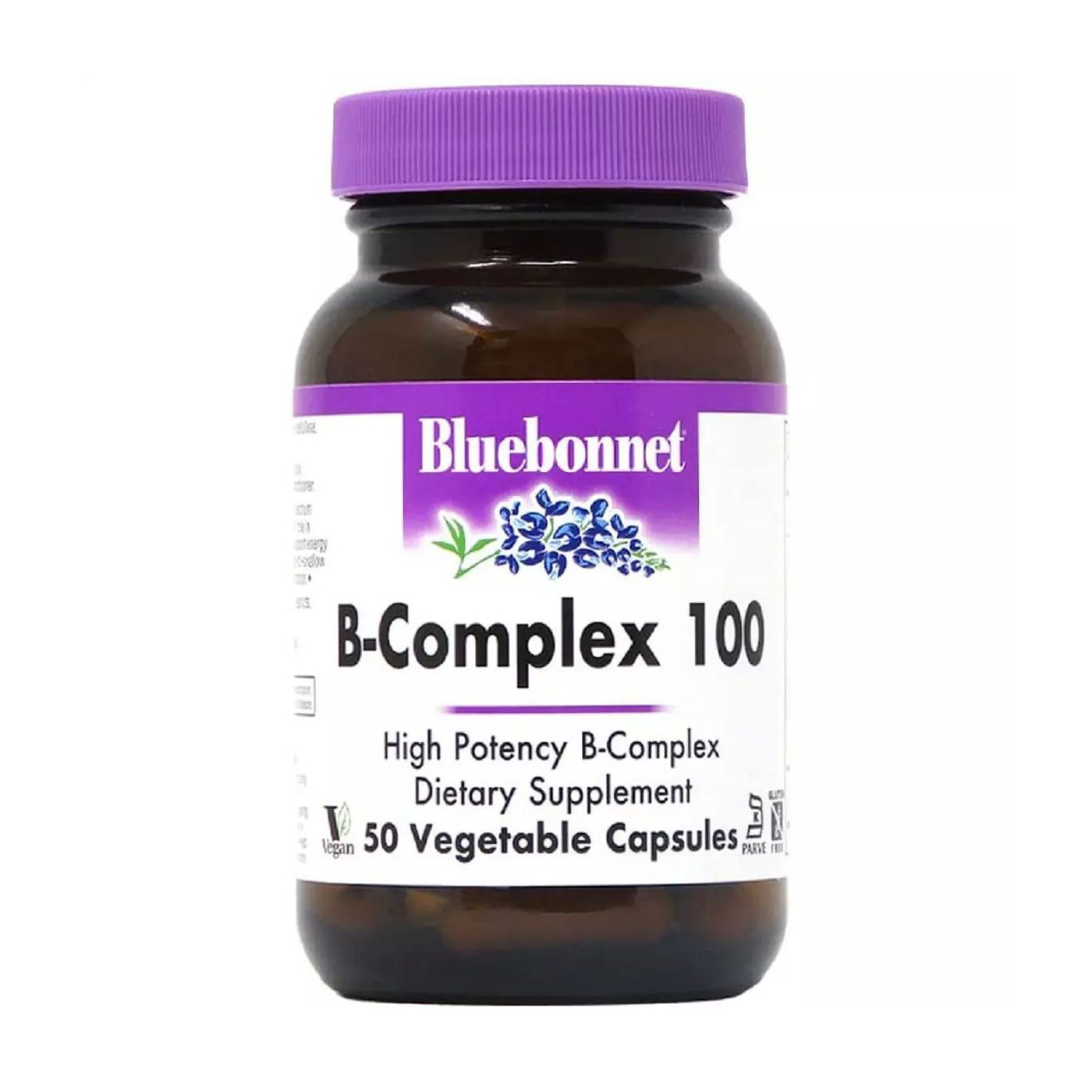 

B-Комплекс 100 Bluebonnet Nutrition B-Complex 100, 50 капсул