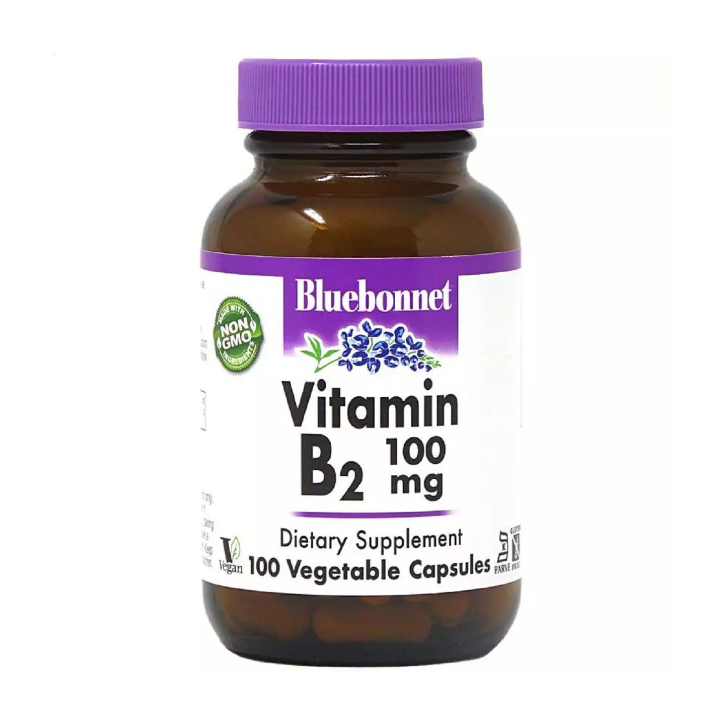 

Уцінка! Вітамін B2 Bluebonnet Nutrition Vitamin B2, 100 мг, 100 вегетаріанських капсул