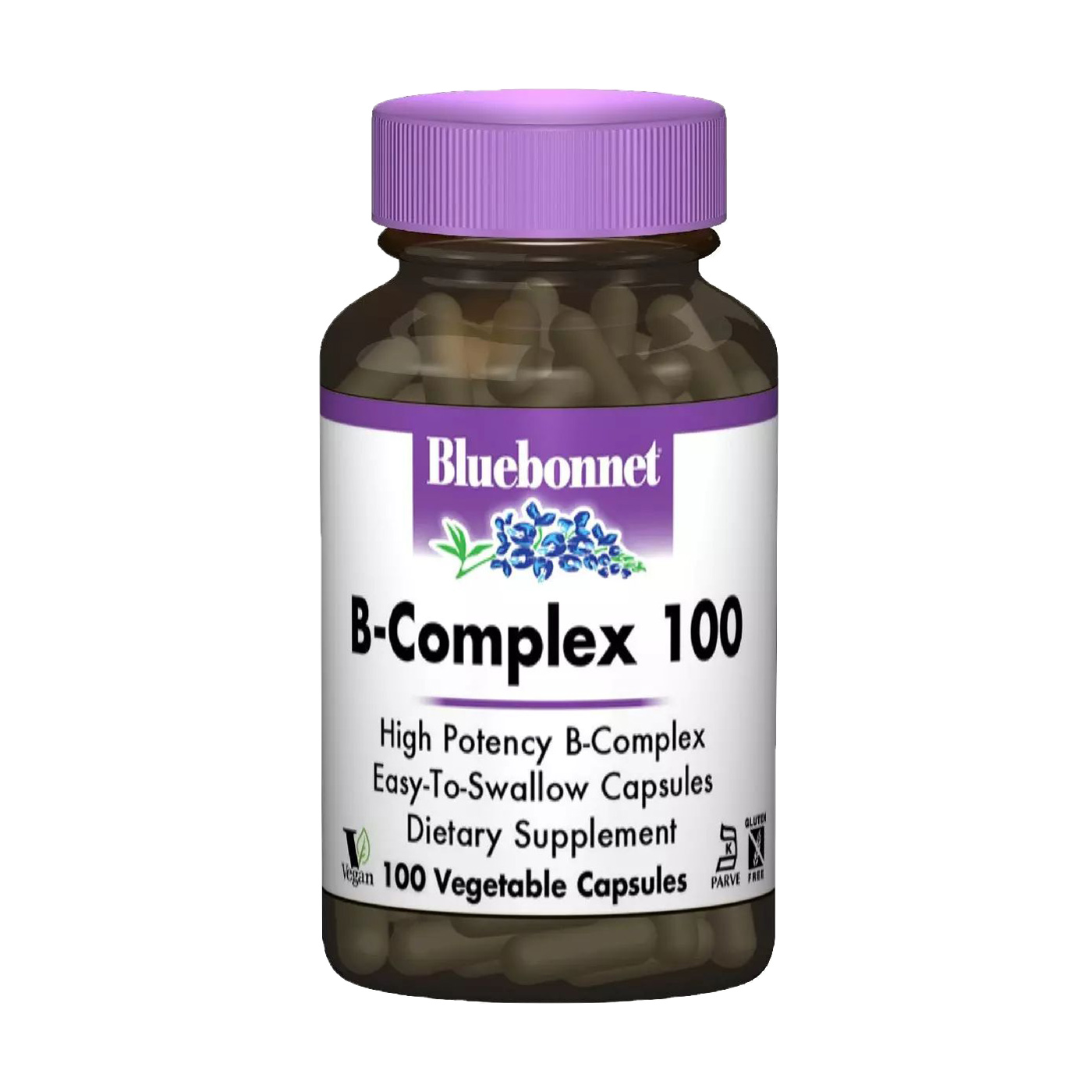 

B-Комплекс 100 Bluebonnet Nutrition B-Complex, 100 капсул