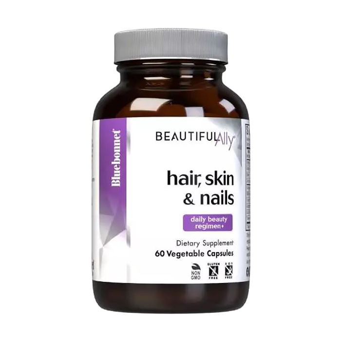 

Комплекс для волосся, шкіри і нігтів Bluebonnet Nutrition Beautiful Ally Hair, Skin & Nails, 60 капсул
