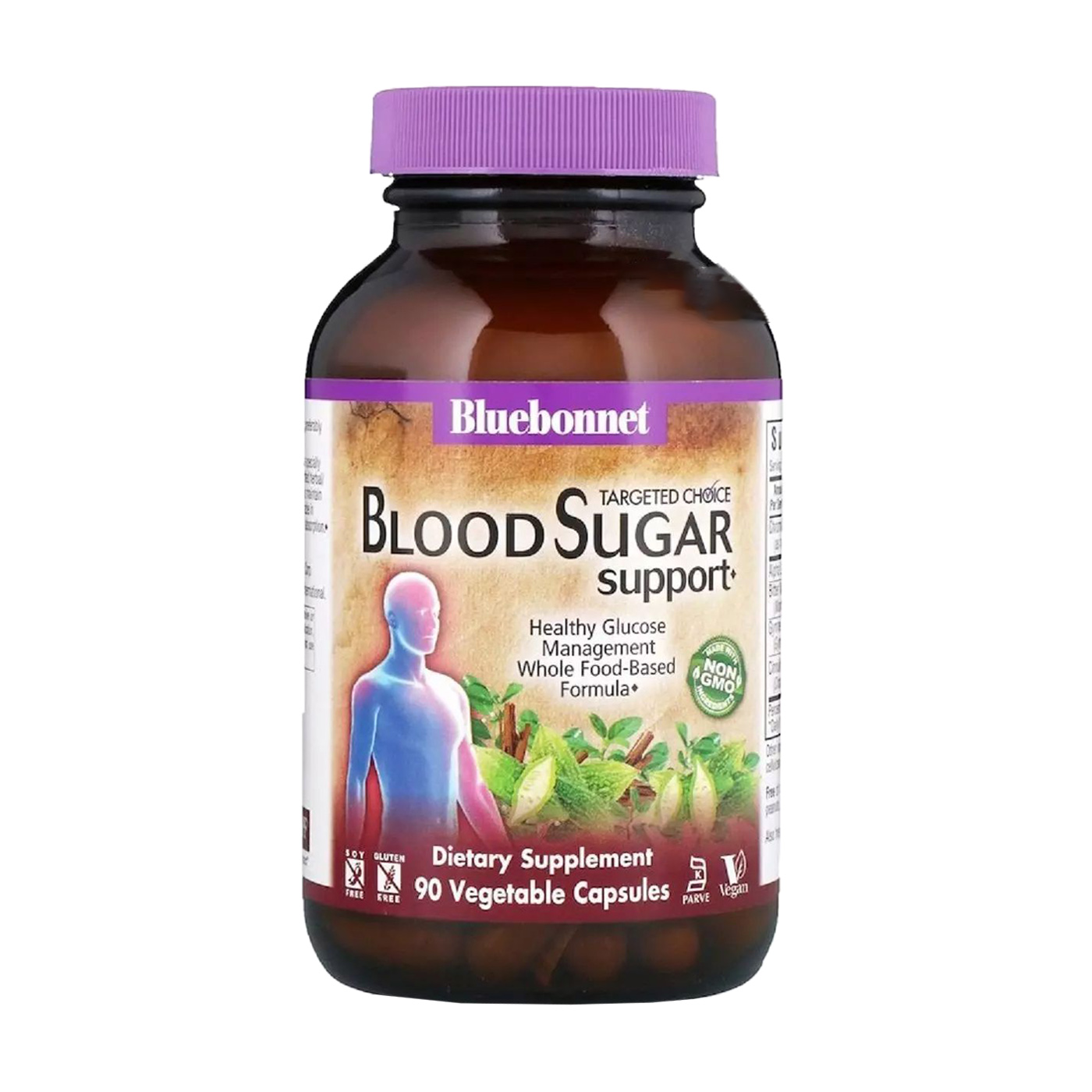 

Контроль цукру в крові Bluebonnet Nutrition Targeted Choice Blood Sugar Support, 90 капсул