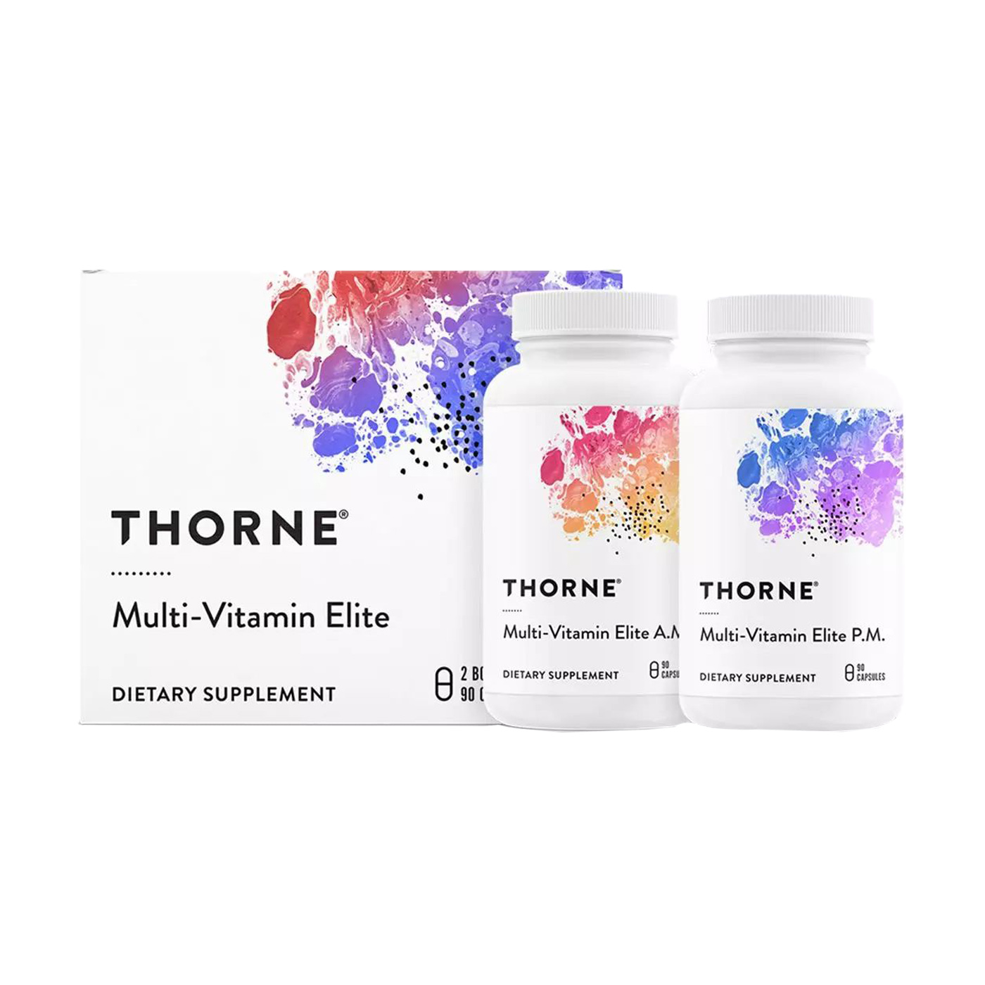 

Вітамінно-мінеральний комплекс Thorne Research Multi-Vitamin Elite A.M. and P.M., 2*90 капсул