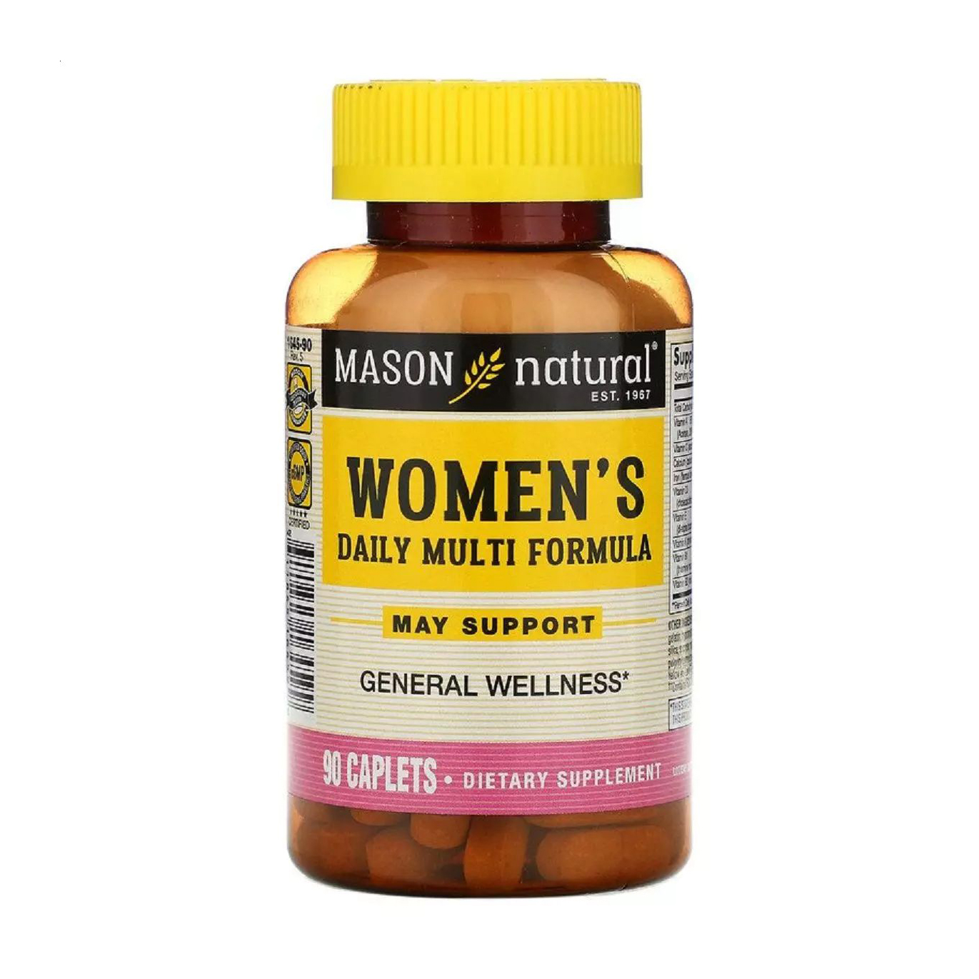 

Мультиформула для жінок Mason Natural Women's Daily Multi Formula, 90 каплет