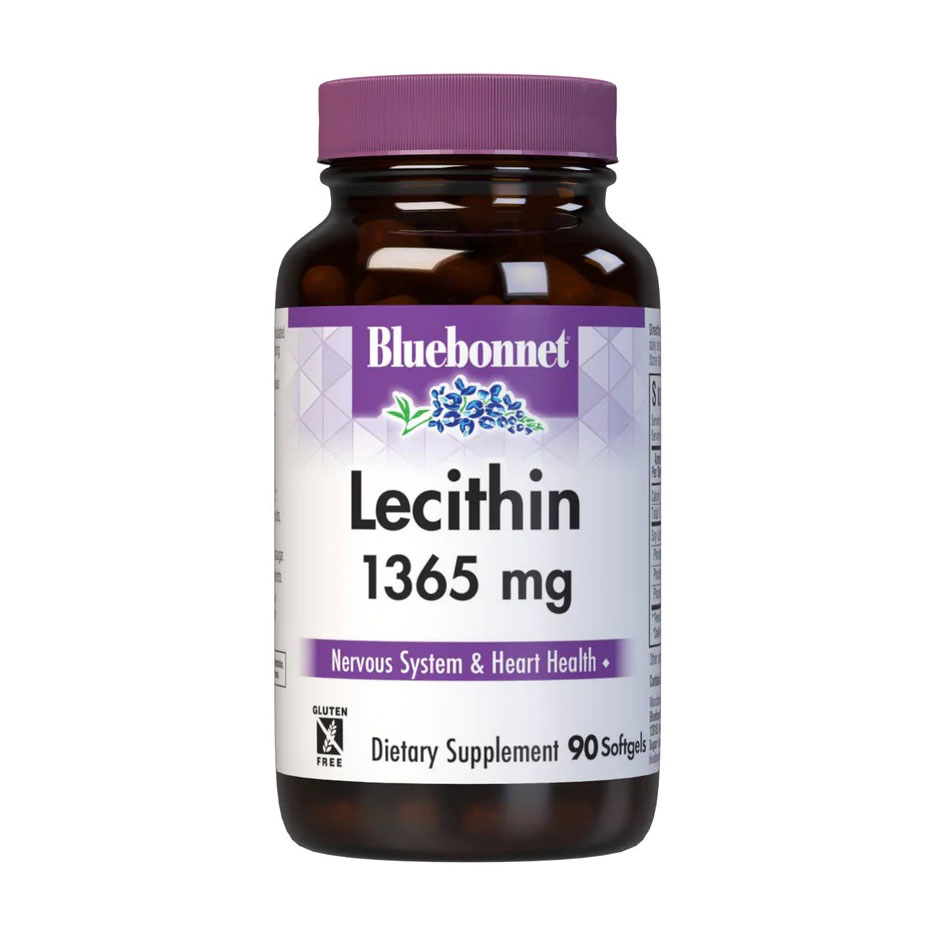 

Лецитин Bluebonnet Nutrition Lecithin 1365 мг, 90 капсул
