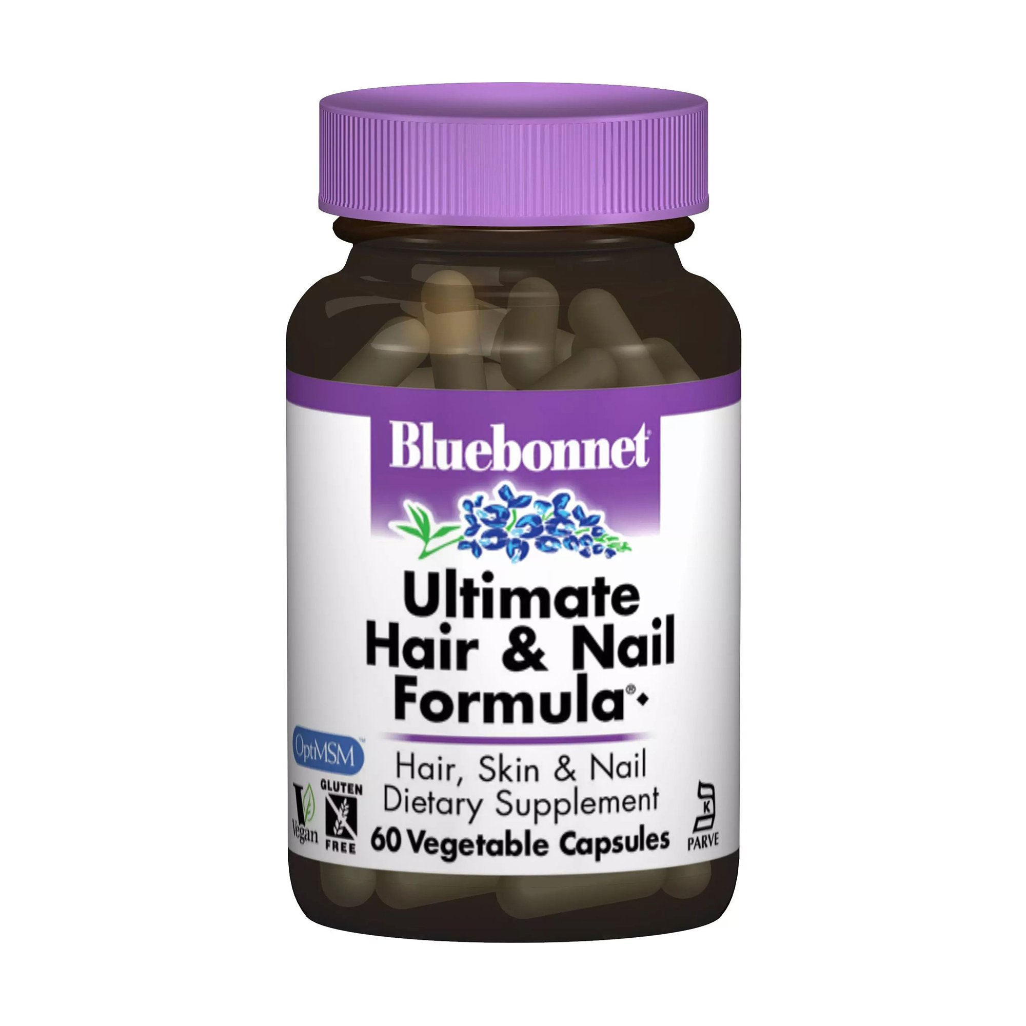 

Остаточна формула для волосся та нігтів Bluebonnet Nutrition Ultimate Hair & Nail Formula, 60 капсул