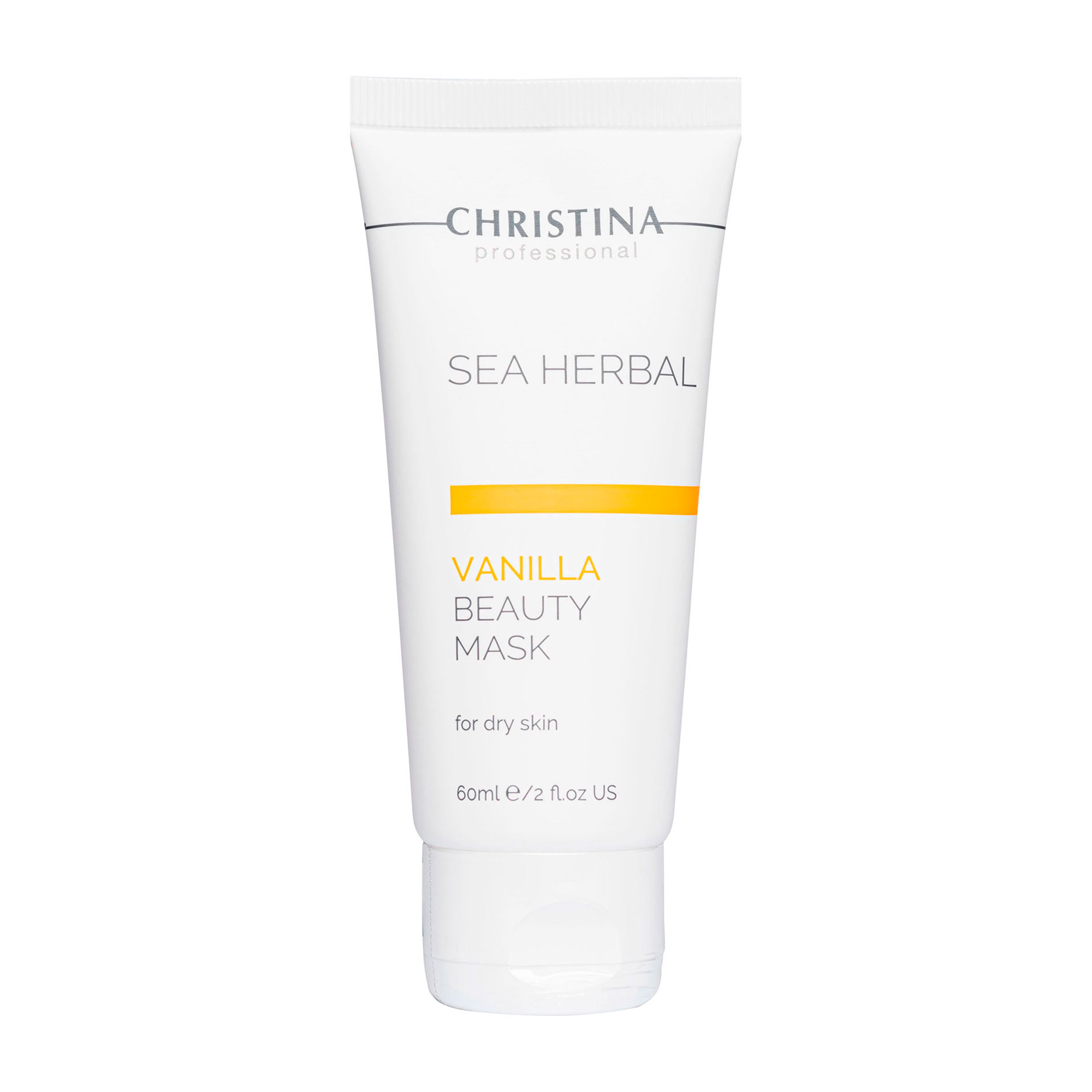 

Уцінка! Ванільна маска для обличчя Christina Sea Herbal Beauty Mask Vanilla для сухої шкіри, 60 мл