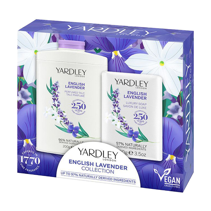 

Набір для тіла Yardley English Lavender (тальк, 200 г + мило, 100 г)