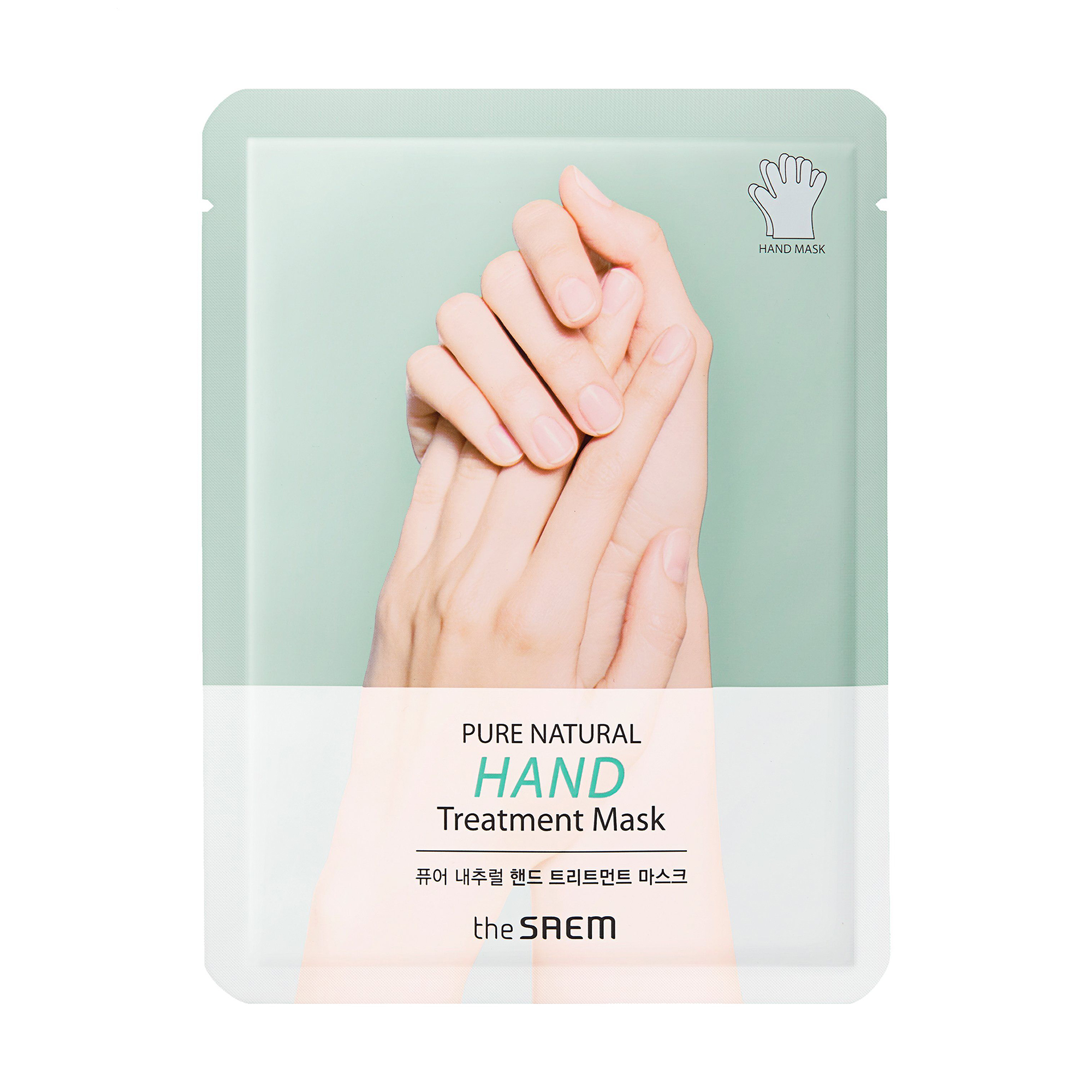 Акція на Маска-рукавички для рук The Saem Pure Natural Hand Treatment Mask, 16 г від Eva