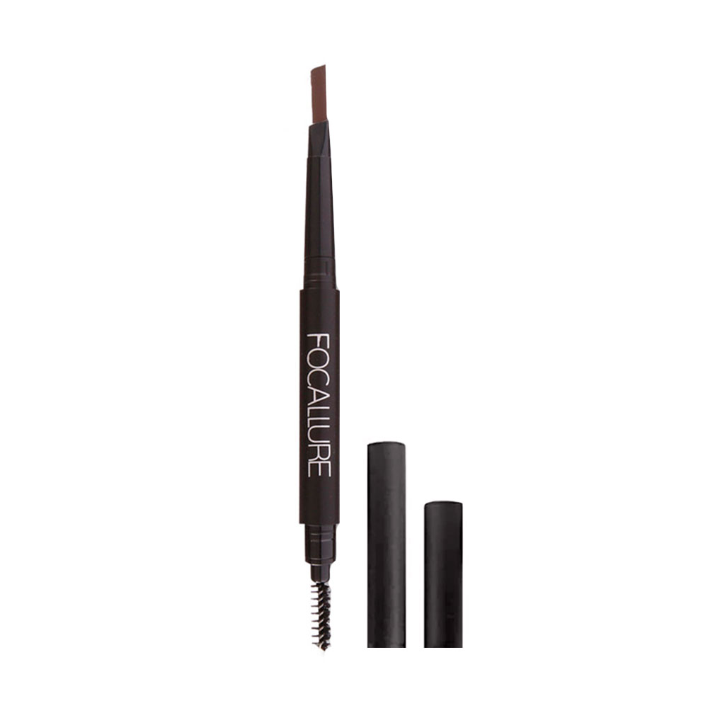 

Уцінка! Автоматичний олівець для брів Focallure Auto Brows Pen, зі щіточкою, 02 Brown, 0.25 г