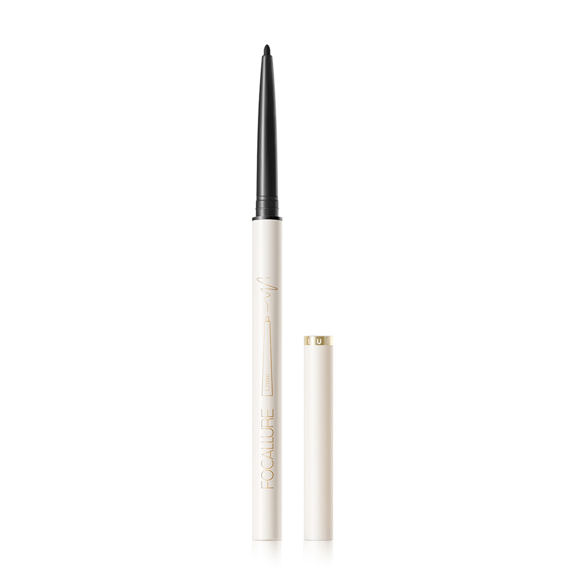 

Гелева підводка-олівець для очей Focallure Perfectly Defined Gel Eyeliner F01 Dark Black, 1 г