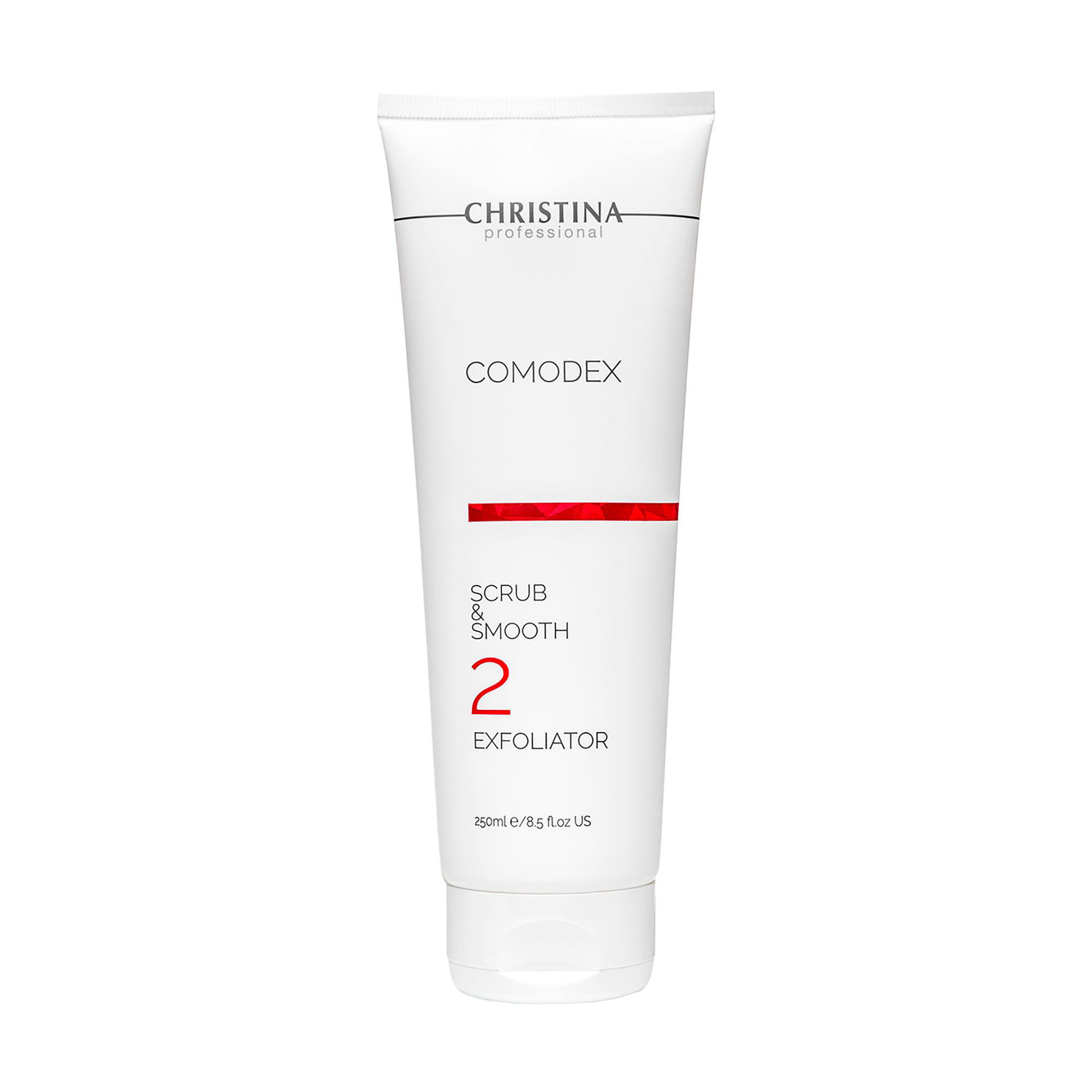 

Уцінка! Вирівнювальний скраб-ексфоліатор для обличчя Christina Comodex Scrub & Smooth Exfoliator крок 2, 250 мл