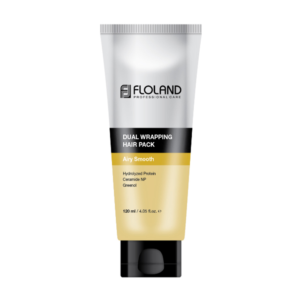 

Живильна маска Floland Dual Wrapping Hair Pack Airy Smooth для пошкодженого волосся, 120 мл