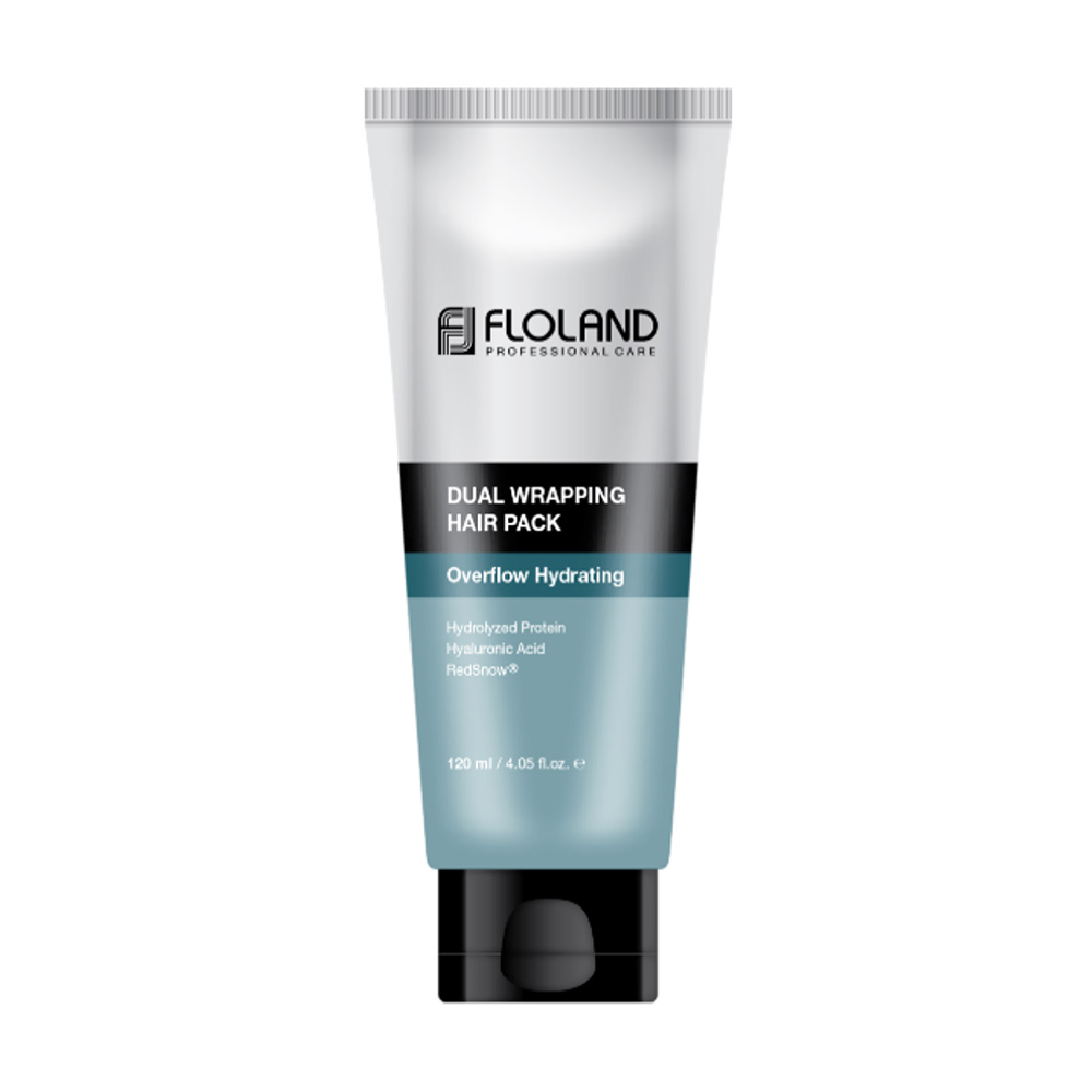 

Зволожувальна маска для волосся Floland Dual Wrapping Hair Pack Overflow Hydrating, 120 мл