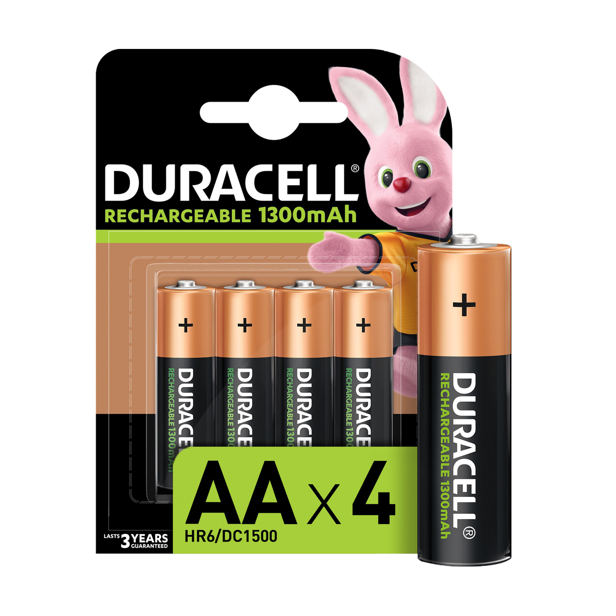 

Уцінка! Акумулятори Duracell Recharge AA 1300 mAh, 4 шт