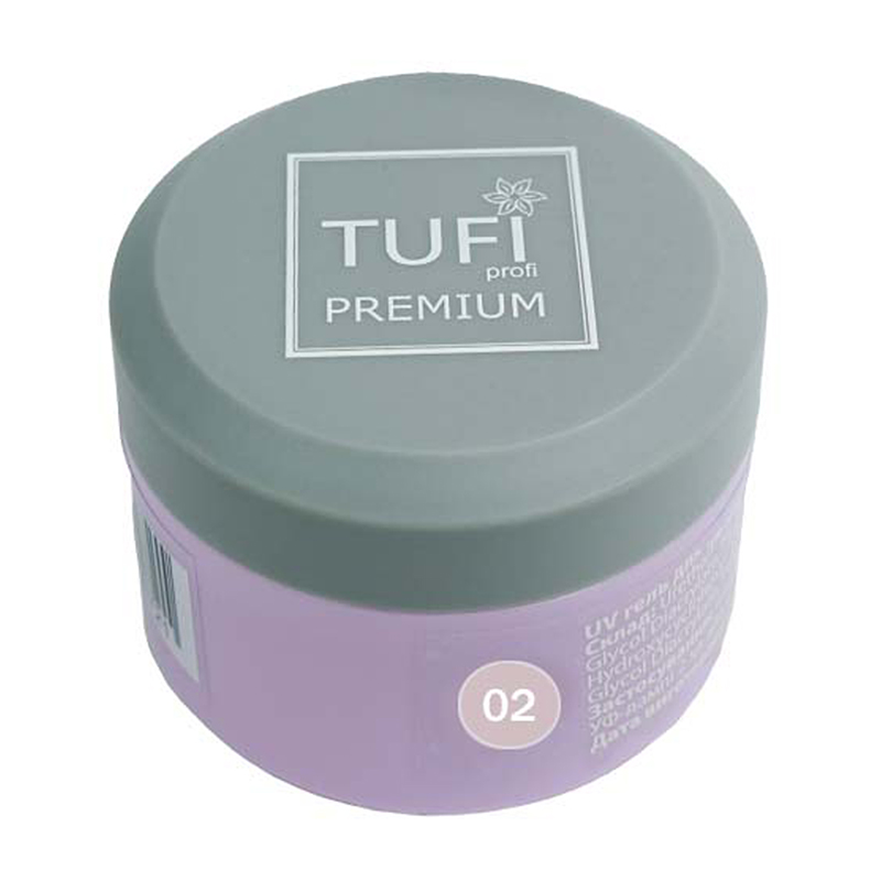 

Гель для нарощування нігтів Tufi profi Premium UV Gel, 03 French Pink, 15 г