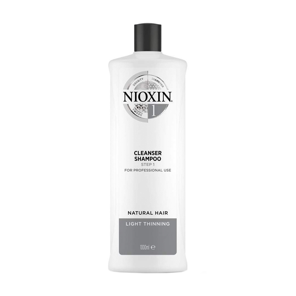 

Очищувальний шампунь для волосся Nioxin Thinning Hair System 1 Cleanser Shampoo, 1 л