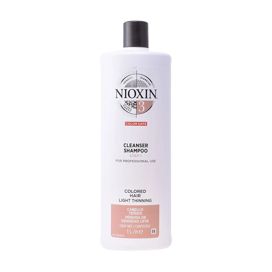 

Очищувальний шампунь для волосся Nioxin Thinning Hair System 3 Cleanser Shampoo, 1 л