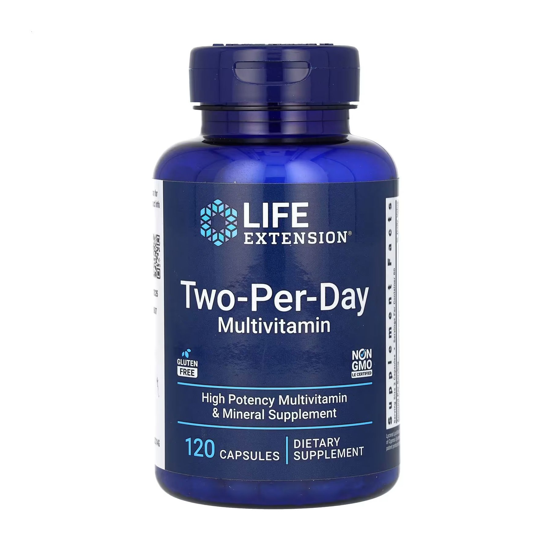 

Мультивітаміни Life Extension Two-Per-Day Tablets Двічі на день, 120 капсул
