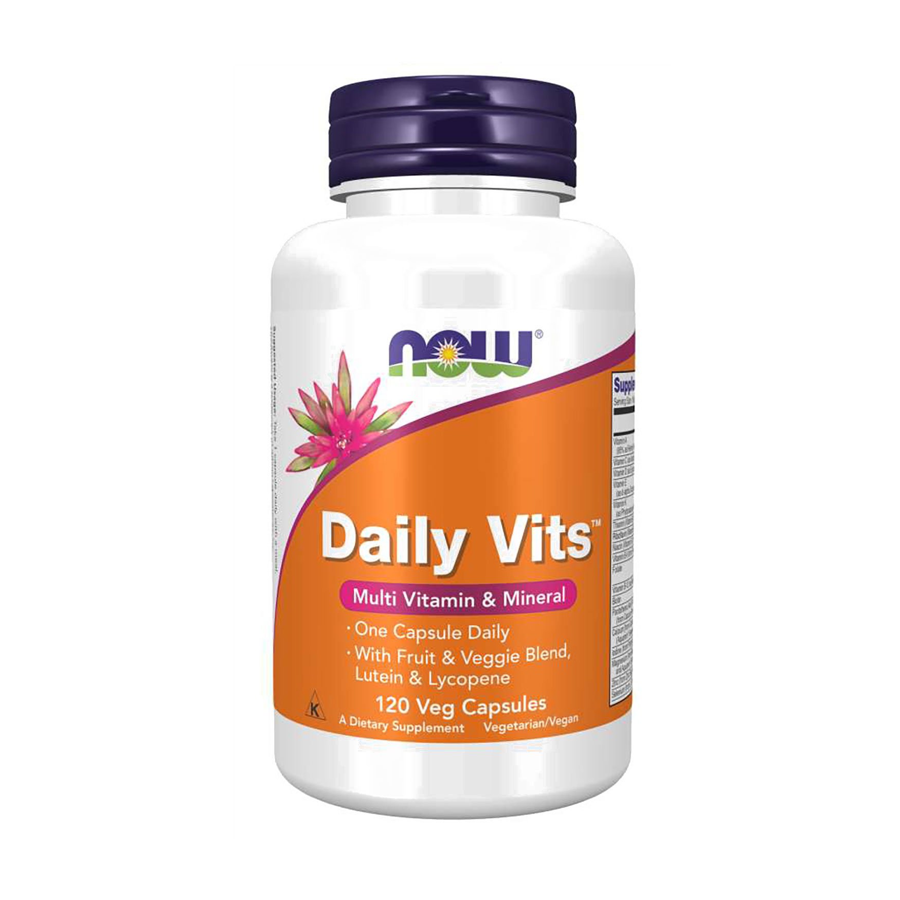 

Вітамінно-мінеральний комплекс NOW foods Daily Vits, 120 капсул