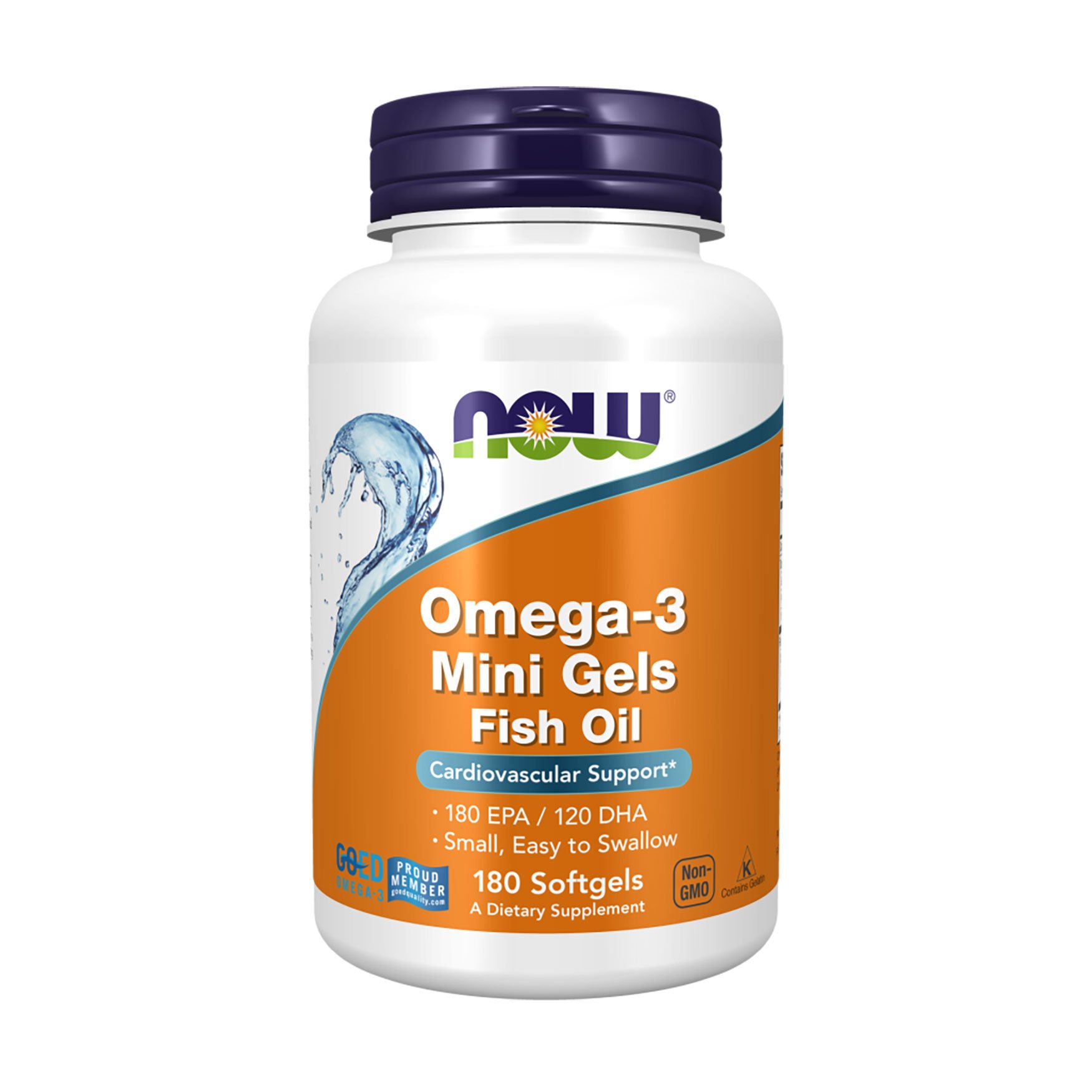 

Омега-3 NOW Foods Omega-3 Mini Gels, 180 капсул