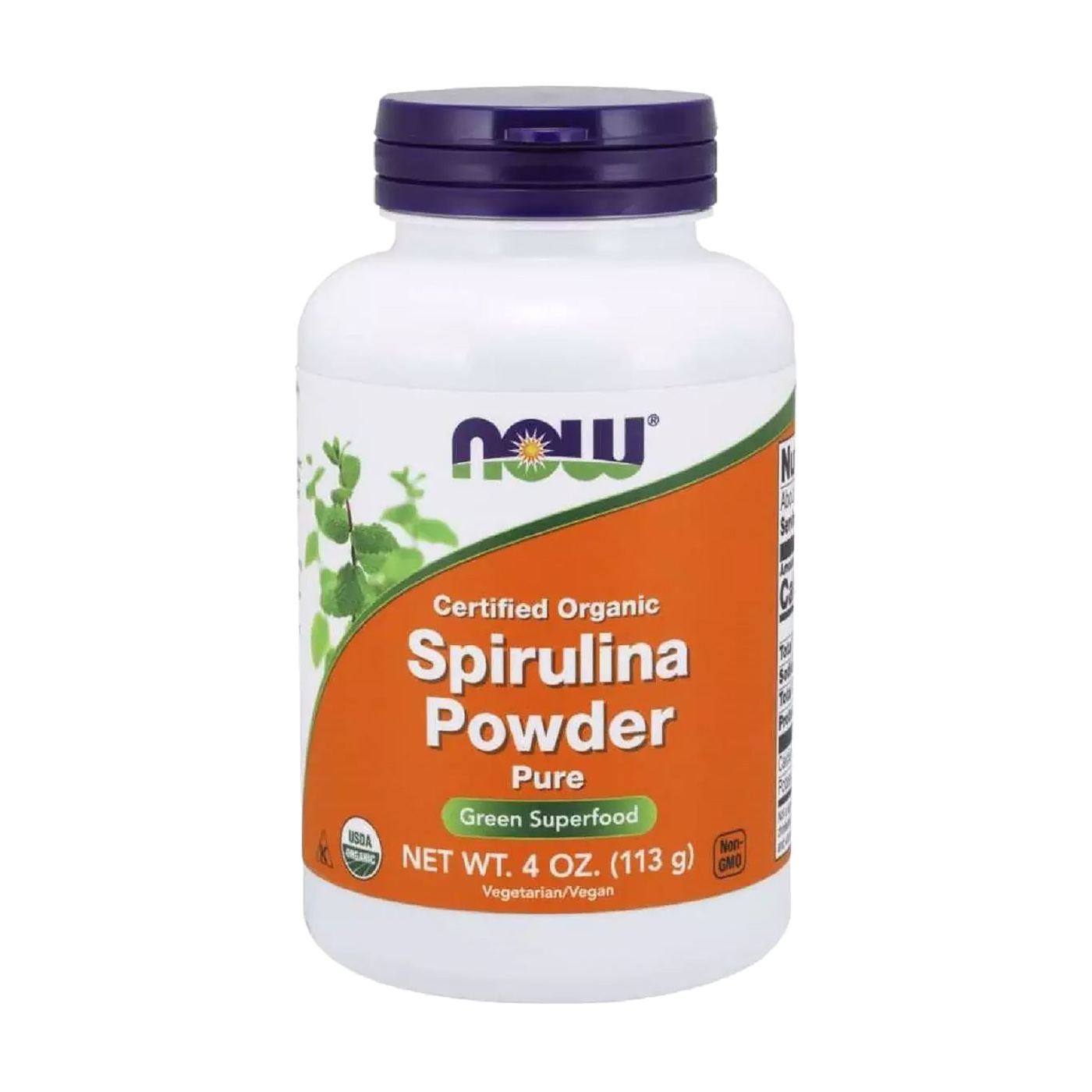 

Органічна спіруліна NOW foods Organic Spirulina в порошку, 113 г