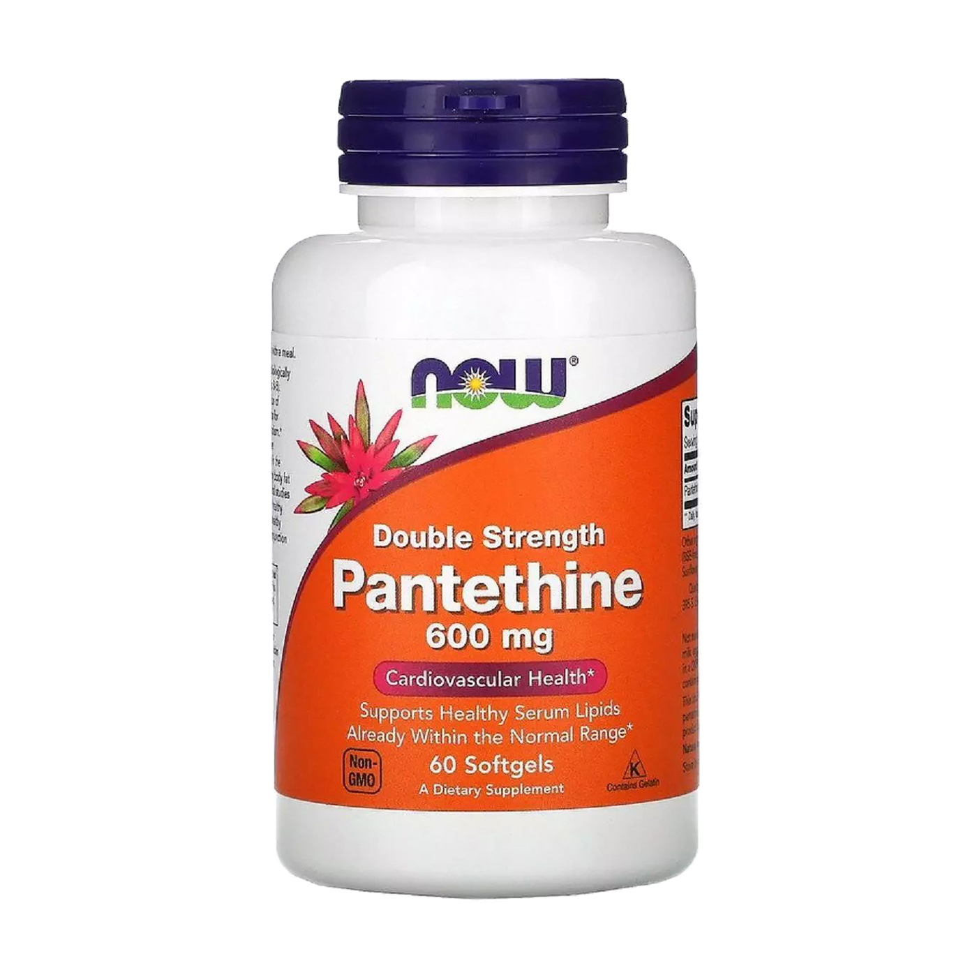 

Уцінка! Пантетин NOW foods Pantethine 600 мг, 60 капсул