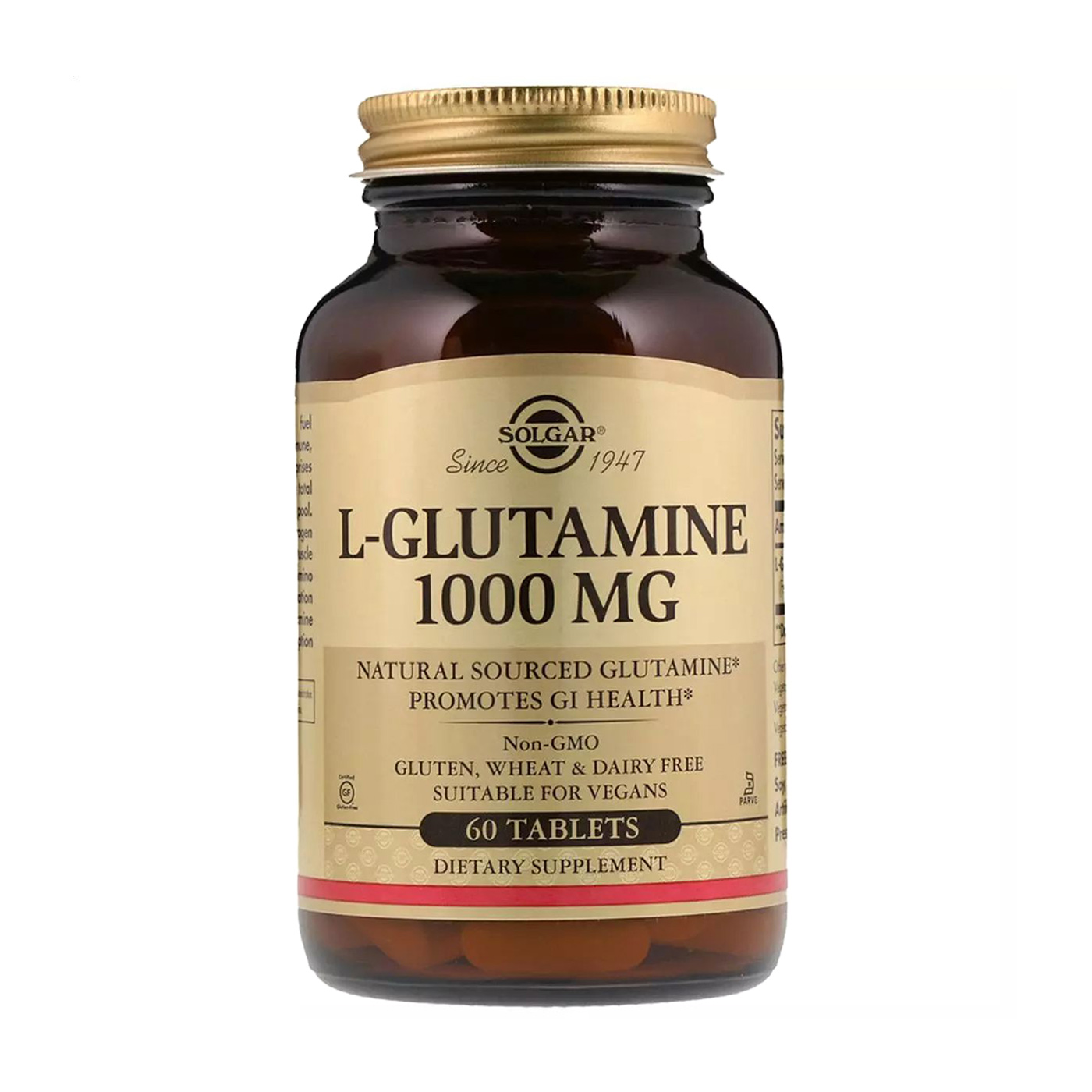 

L-Глютамін Solgar L-Glutamine 1000 мг, 60 таблеток