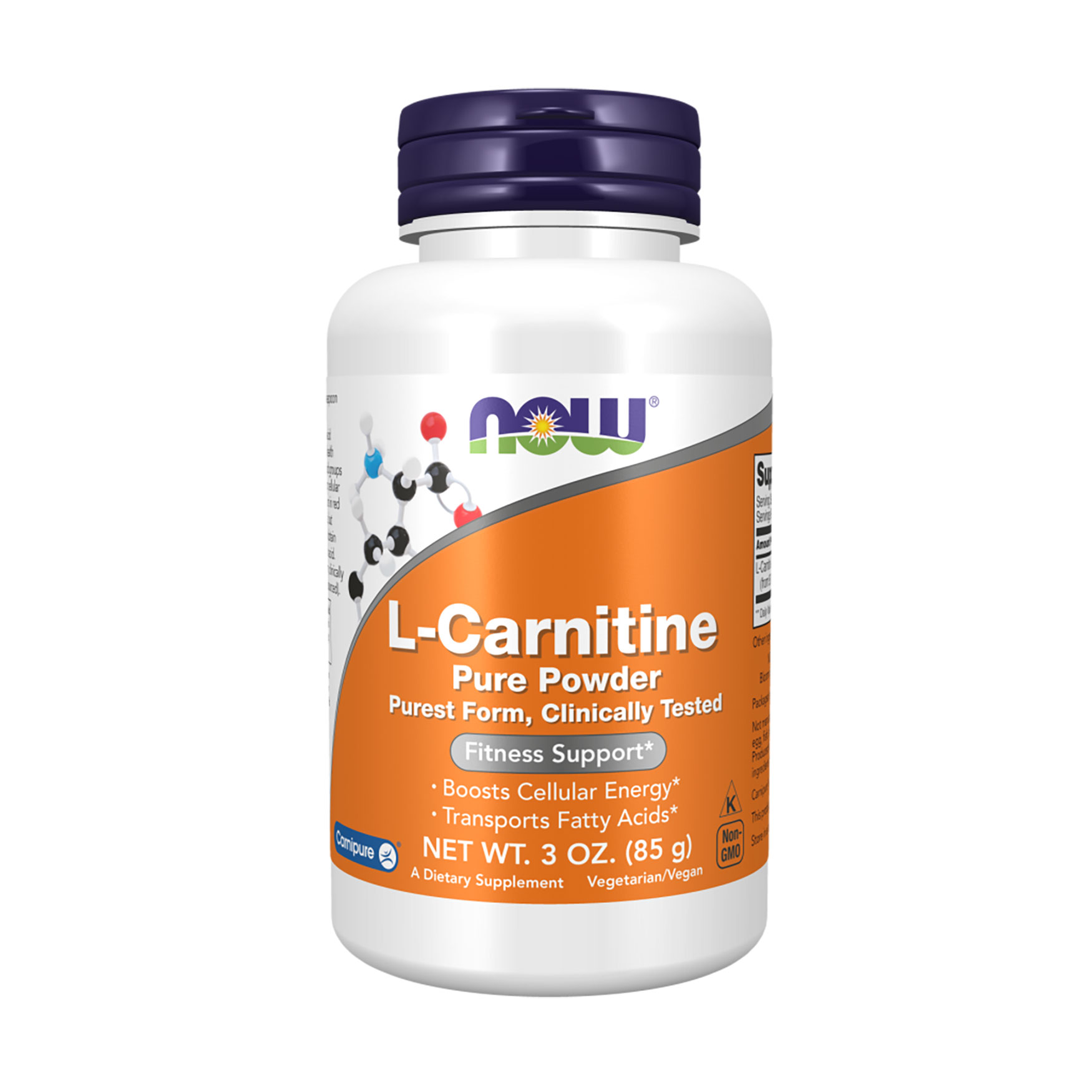

L-Карнітин NOW foods L-Carnitine в порошку, 85 г