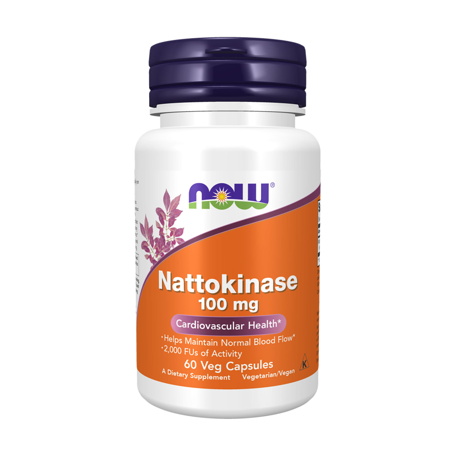 

Наттокіназа NOW foods Nattokinase 100 мг, 60 капсул