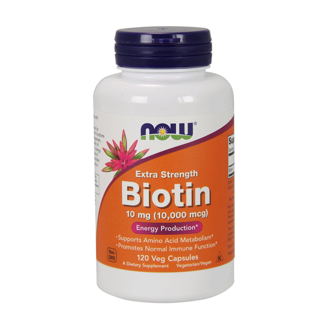 

Біотин NOW foods Biotin 10000 мкг, 120 капсул