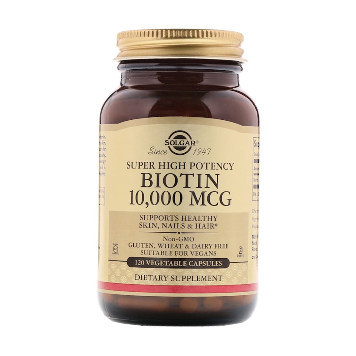 

Біотин Solgar Biotin 10000 мкг, 120 капсул