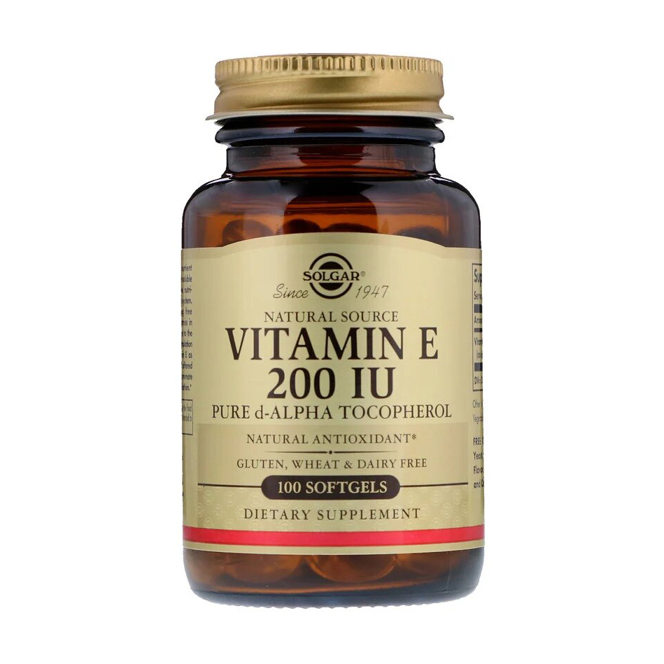 

Bітaмін E Solgar Vitamin E 200 МО, 100 капсул
