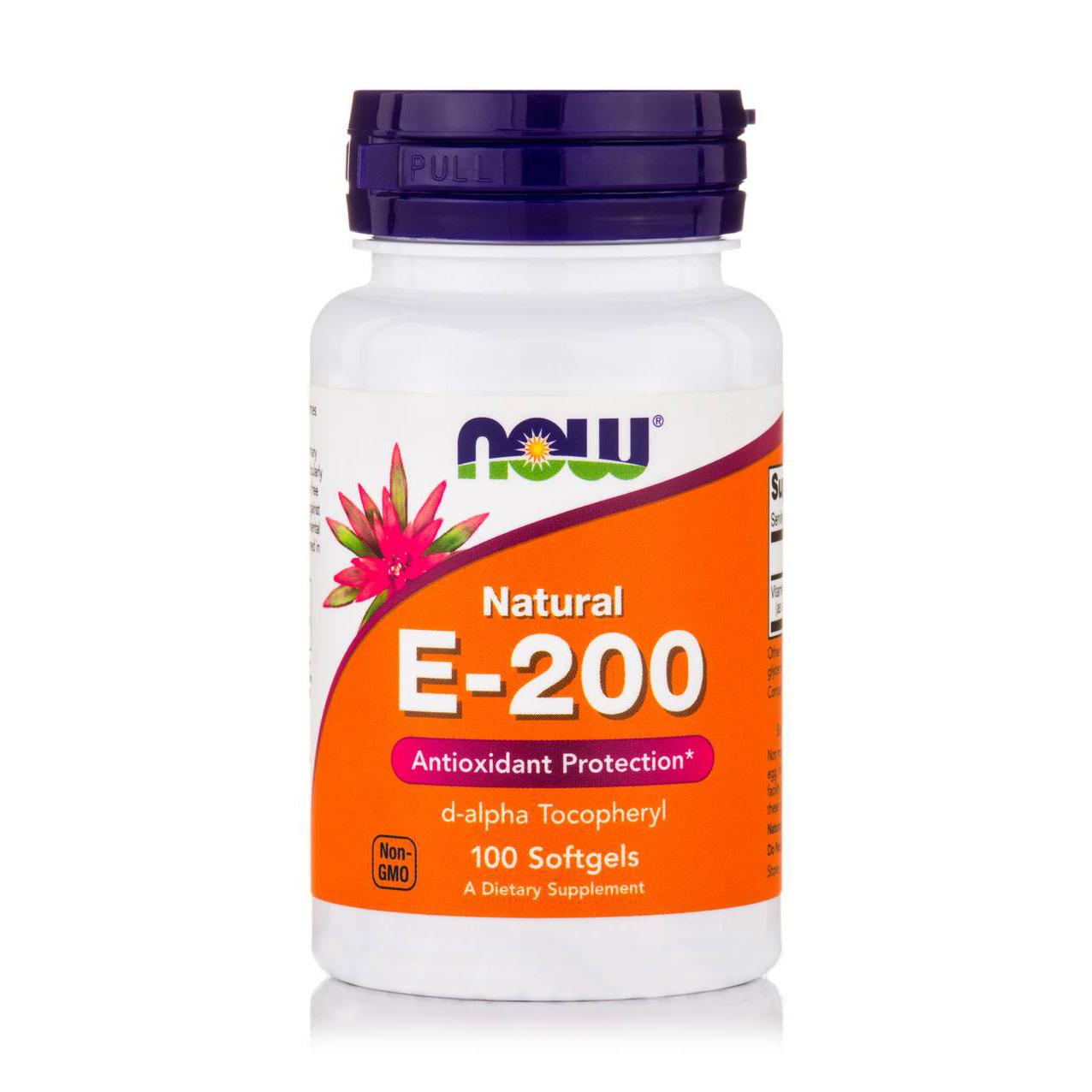 

Вітамін E-200 NOW foods Natural E-200, 100 капсул