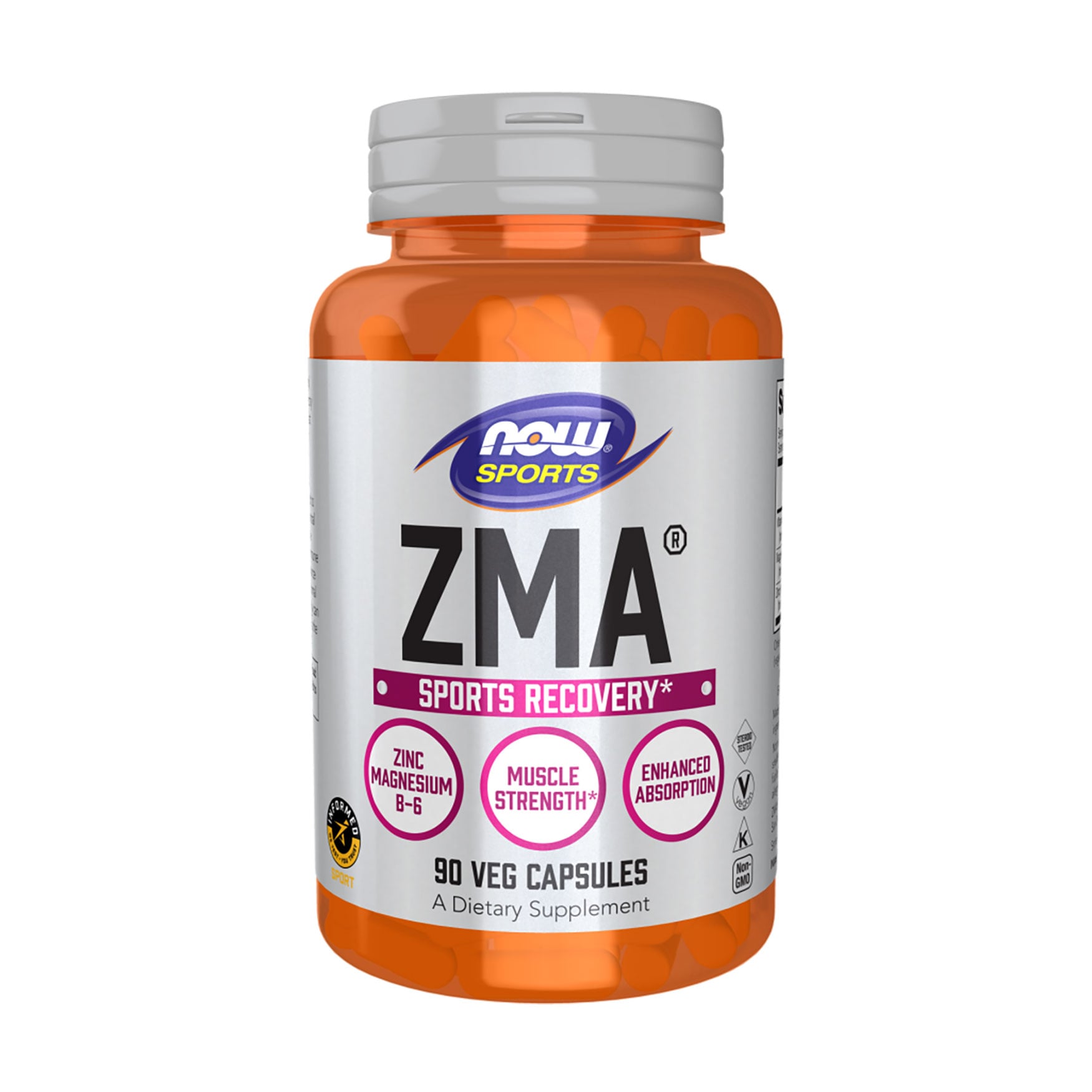 

Відновлення після занять спортом NOW Foods ZMA Sports Recovery, 90 капсул