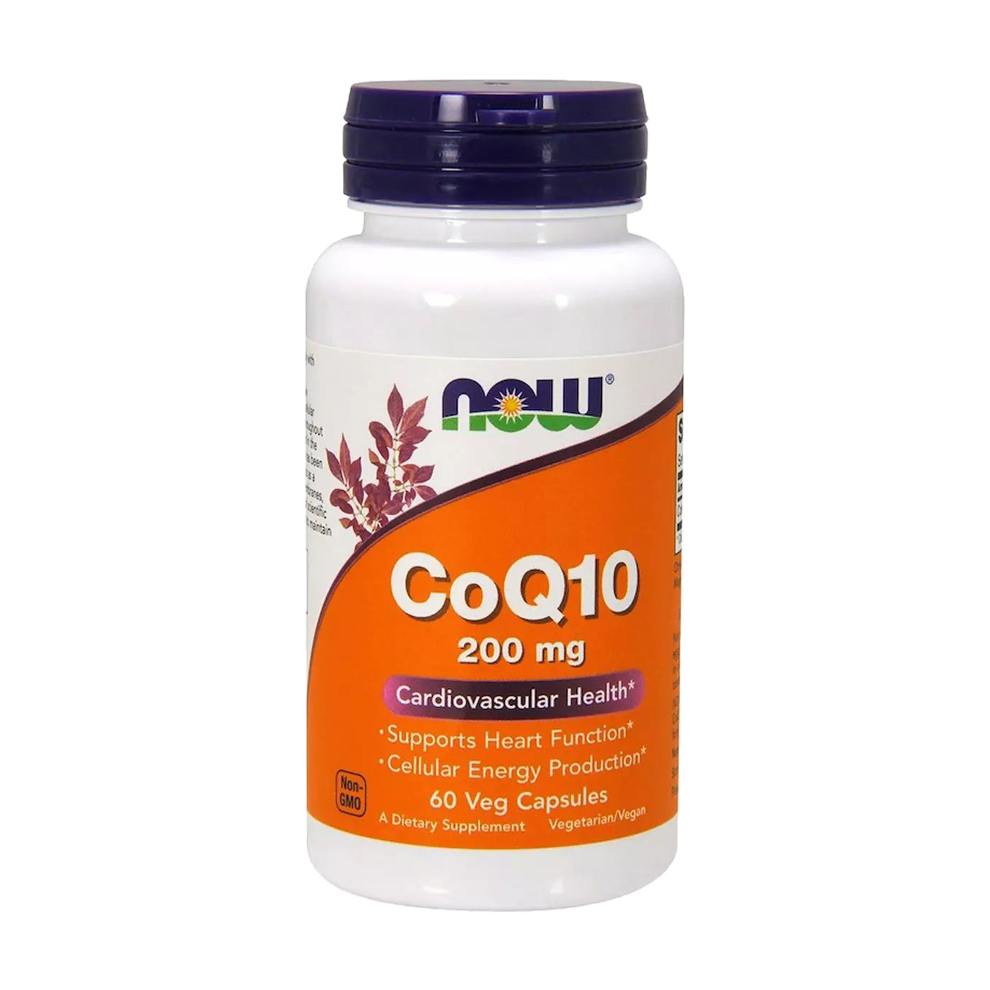 

Коензим Q10 NOW Foods CoQ10, 200 мг, 60 капсул