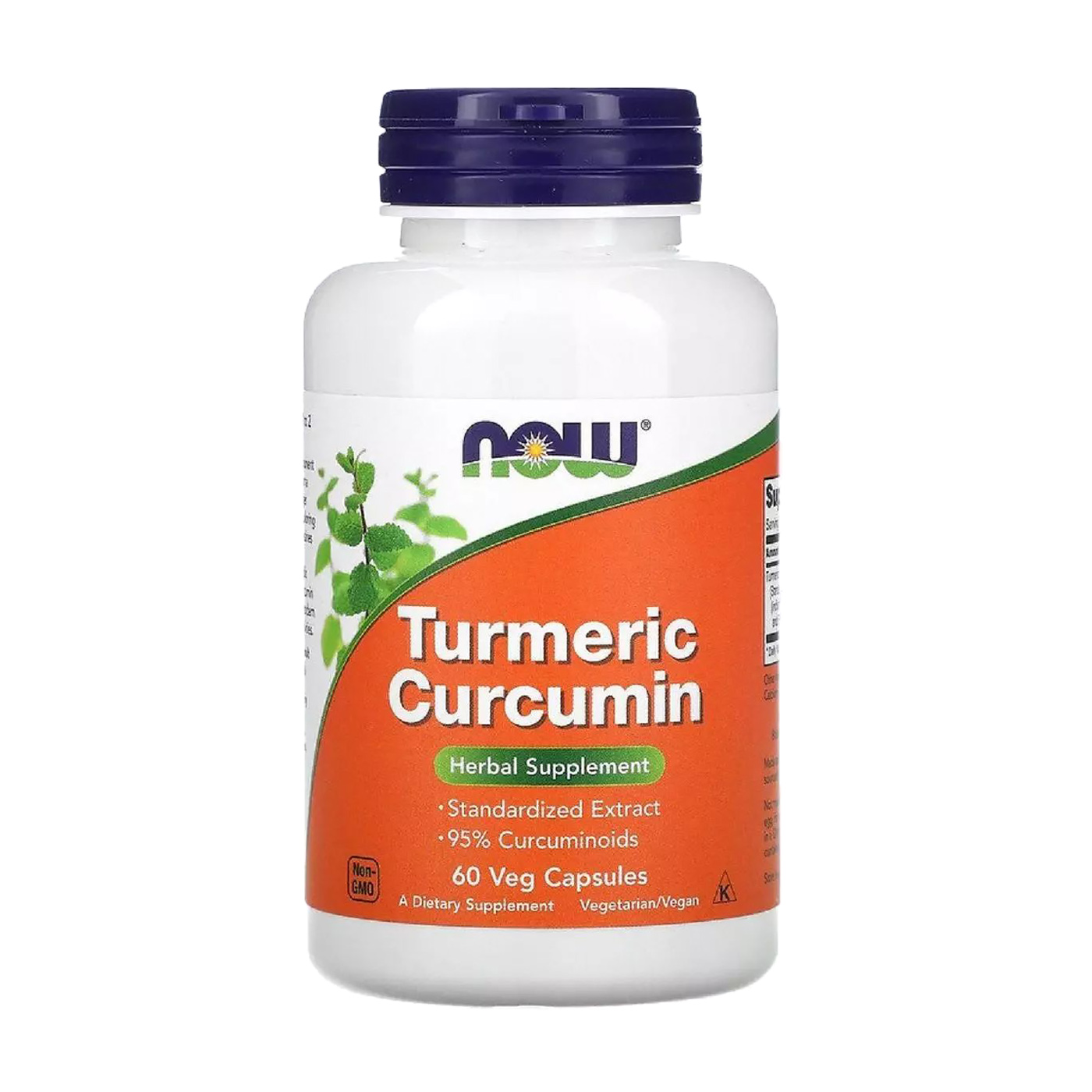 

Куркума та куркумін NOW Foods Turmeric Curcumin, 60 капсул