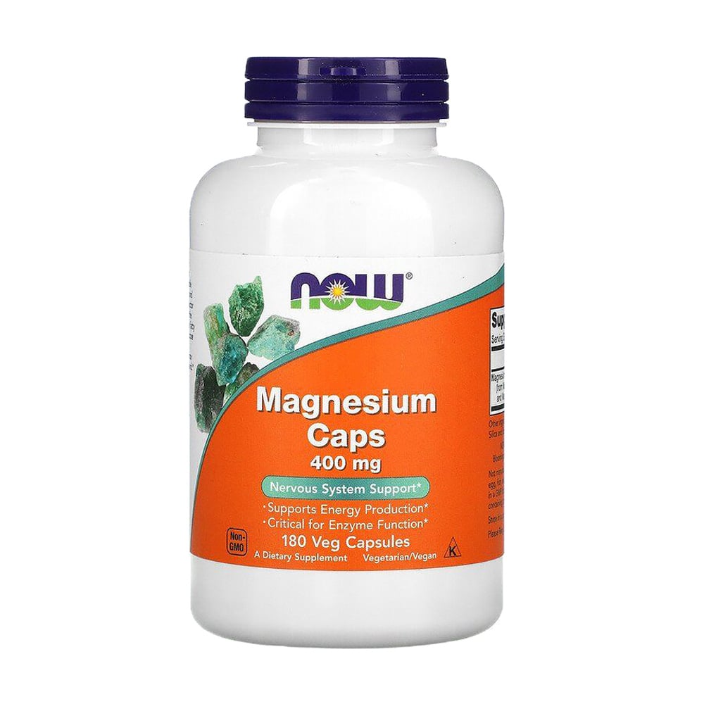 

Магній NOW Foods Magnesium 400 мг, 180 гелевих капсул