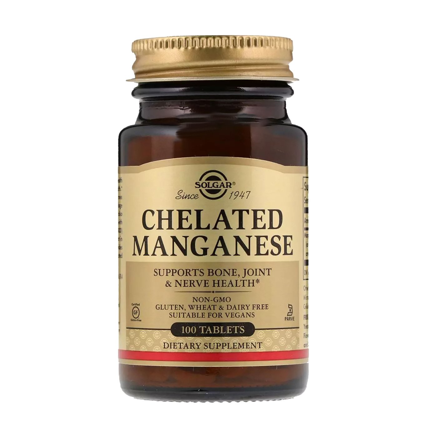 

Марганець Solga Chelated Manganese, 100 таблеток