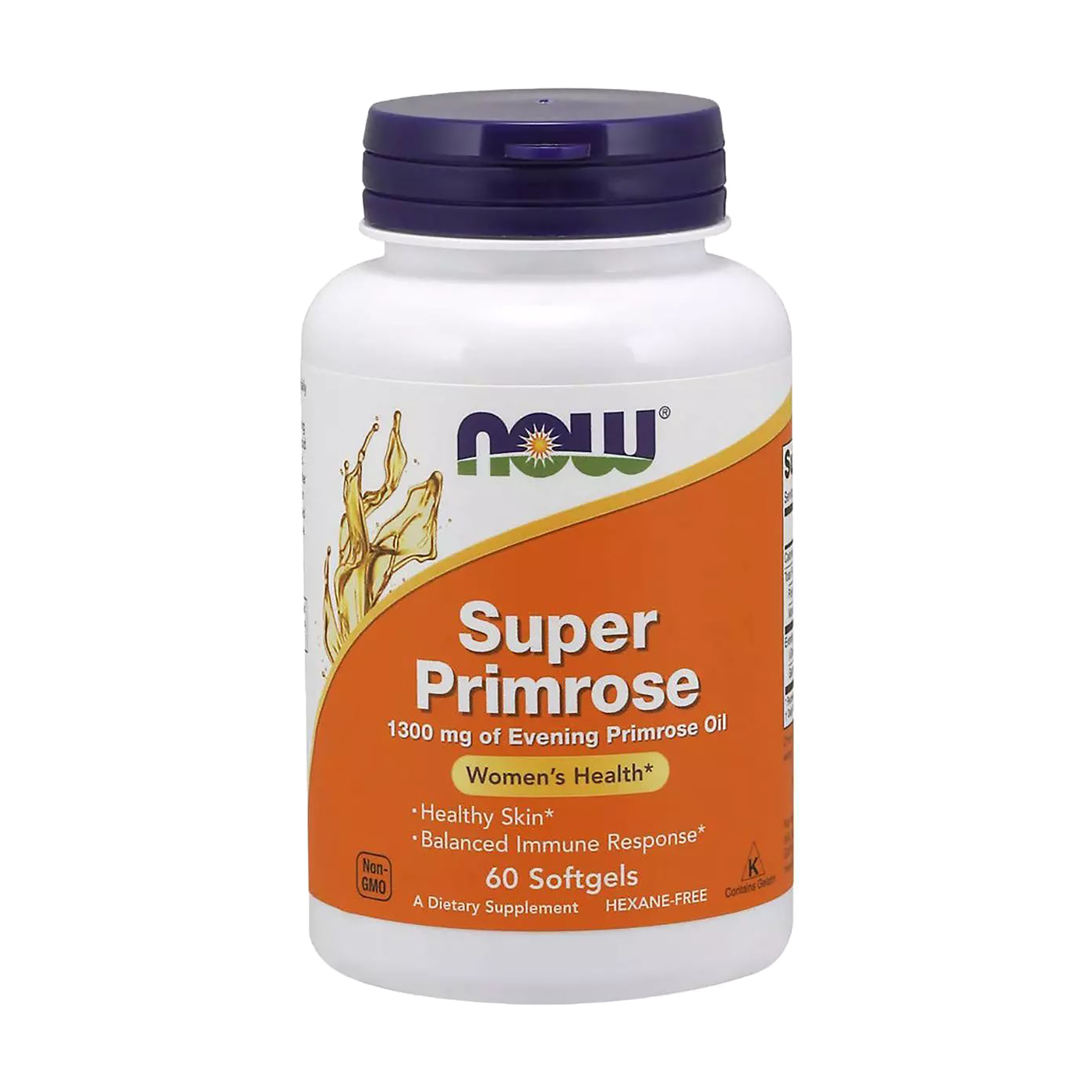 

Уцінка! Олія примули вечірньої NOW Foods Super Primrose 1300 мг, 60 капсул