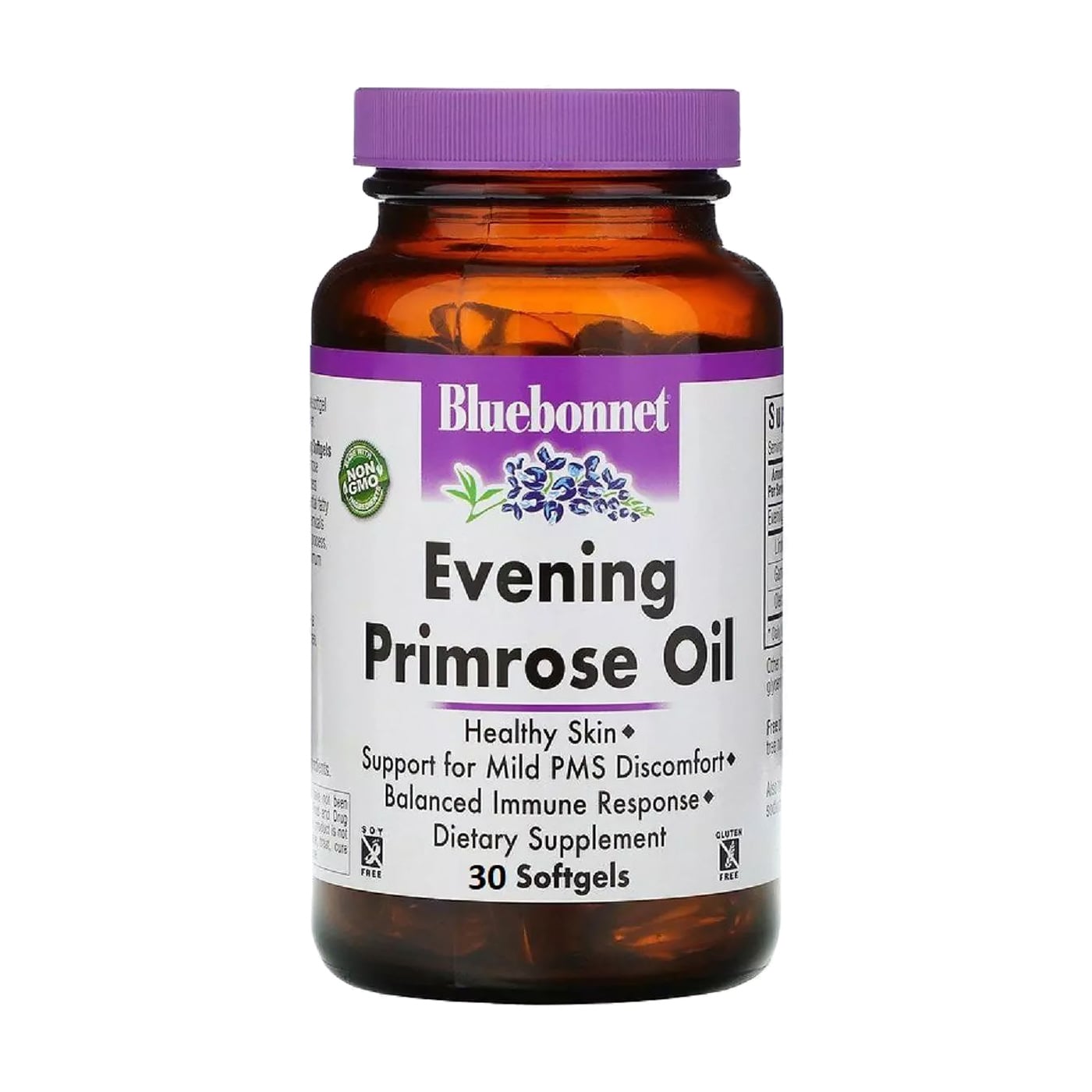 

Олія примули вечірньої Bluebonnet Nutrition Evening Primrose Oil 1300 мг, 30 капсул