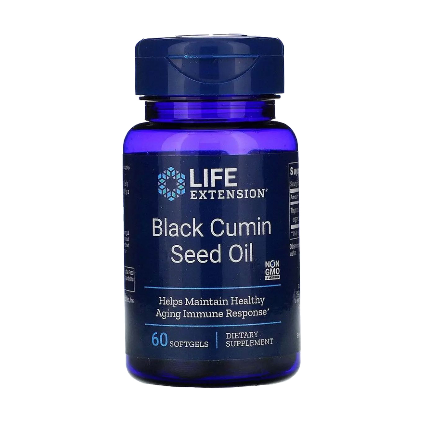 

Олія насіння чорного кмину Life Extension Black Cumin Seed Oil, 60 капсул