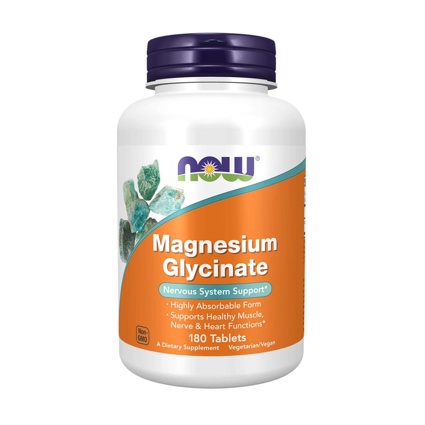 

Гліцинат магнію NOW Foods Magnesium Glycinate, 180 таблеток