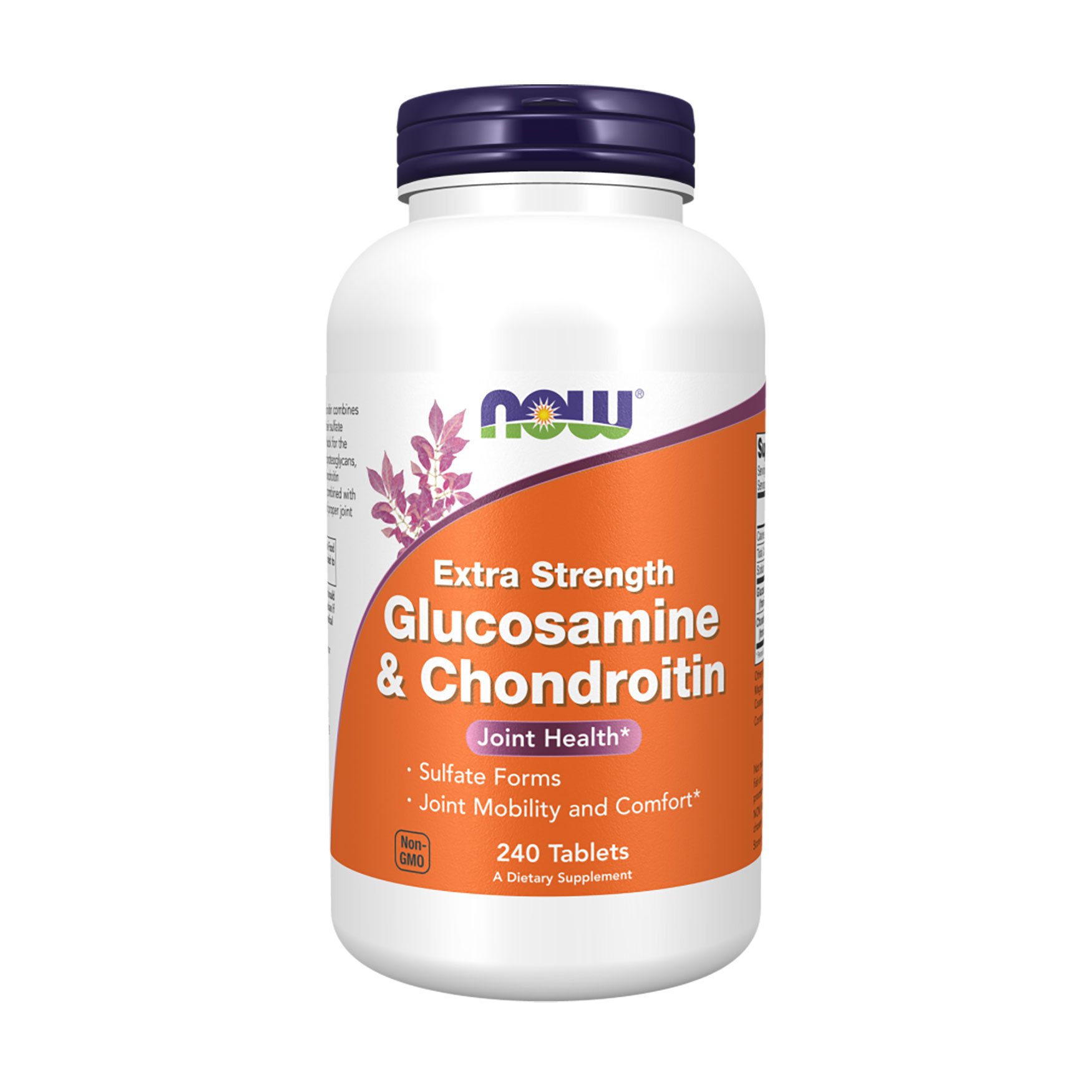 

Глюкозамін та хондроїтин NOW foods Extra Strength Glucosamine & Chondroitin, 240 таблеток