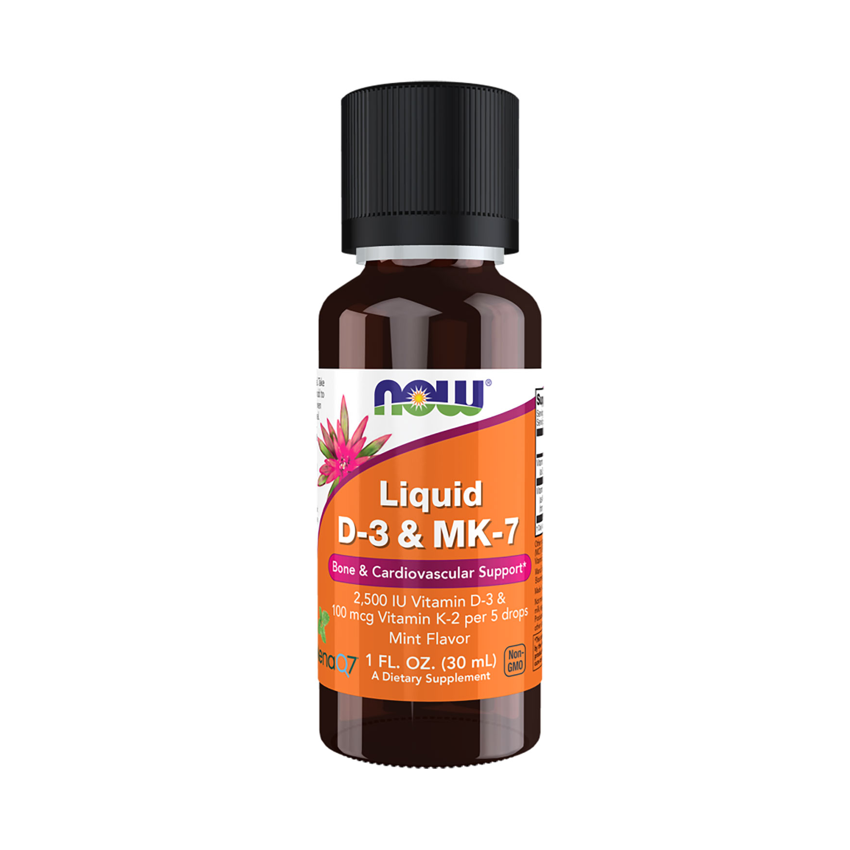 

Вітамін Д3 та MK-7 NOW Foods Liquid D3 & MK-7 в рідині, 30 мл