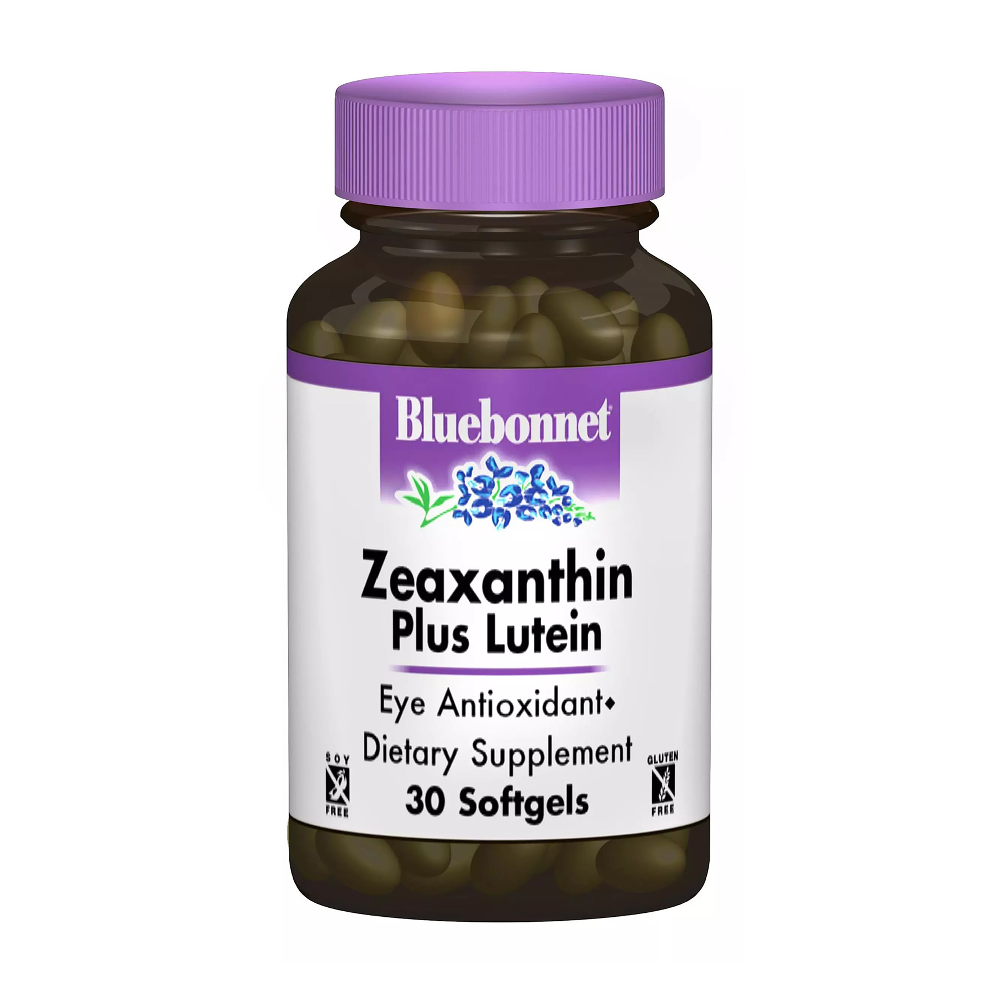 

Зеаксантин та лютеїн Bluebonnet Nutrition Zeaxanthin Plus Lutein, 30 капсул