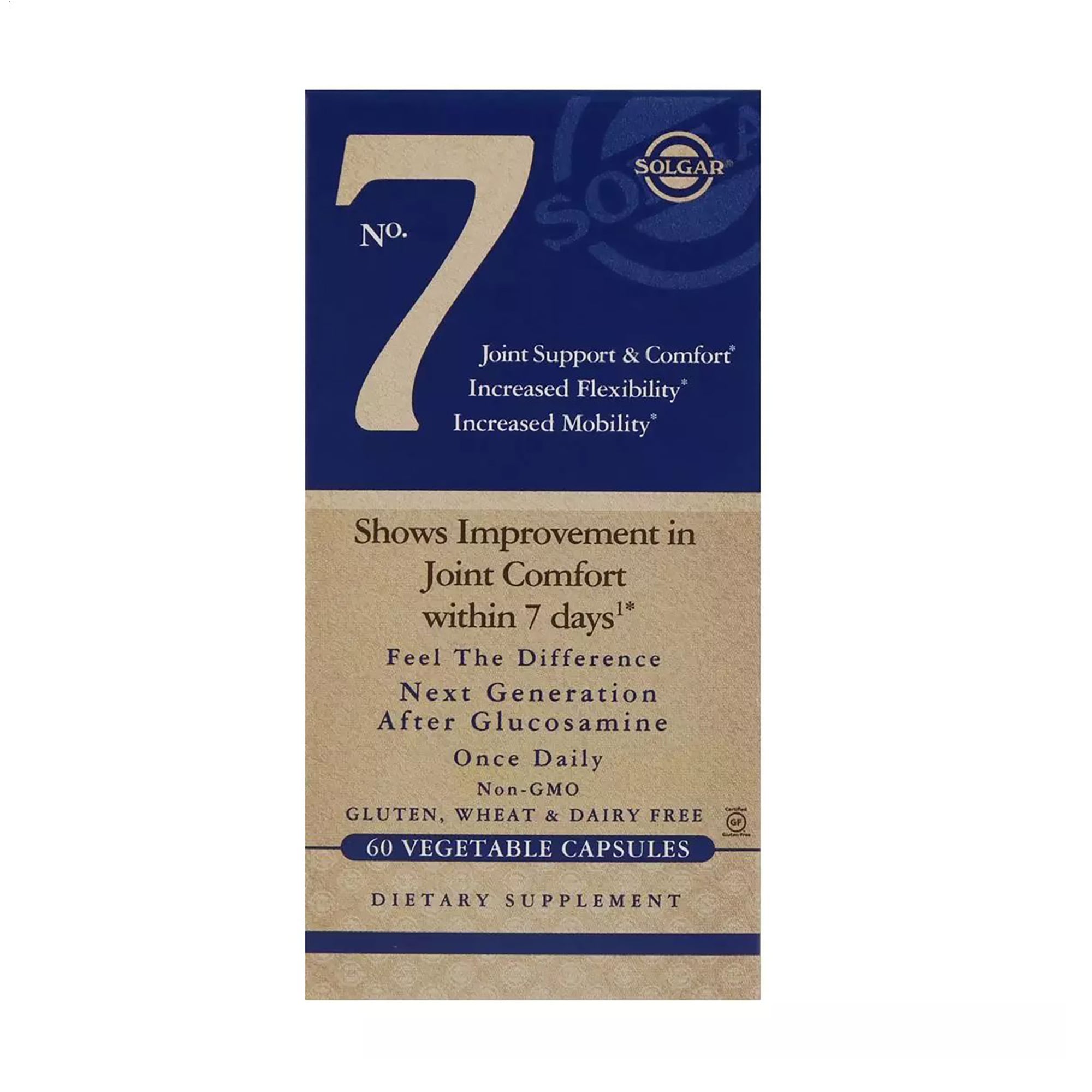 

Комплекс комфорт і підтримка суглобів Solgar No.7 Joint Support & Comfort, 60 капсул