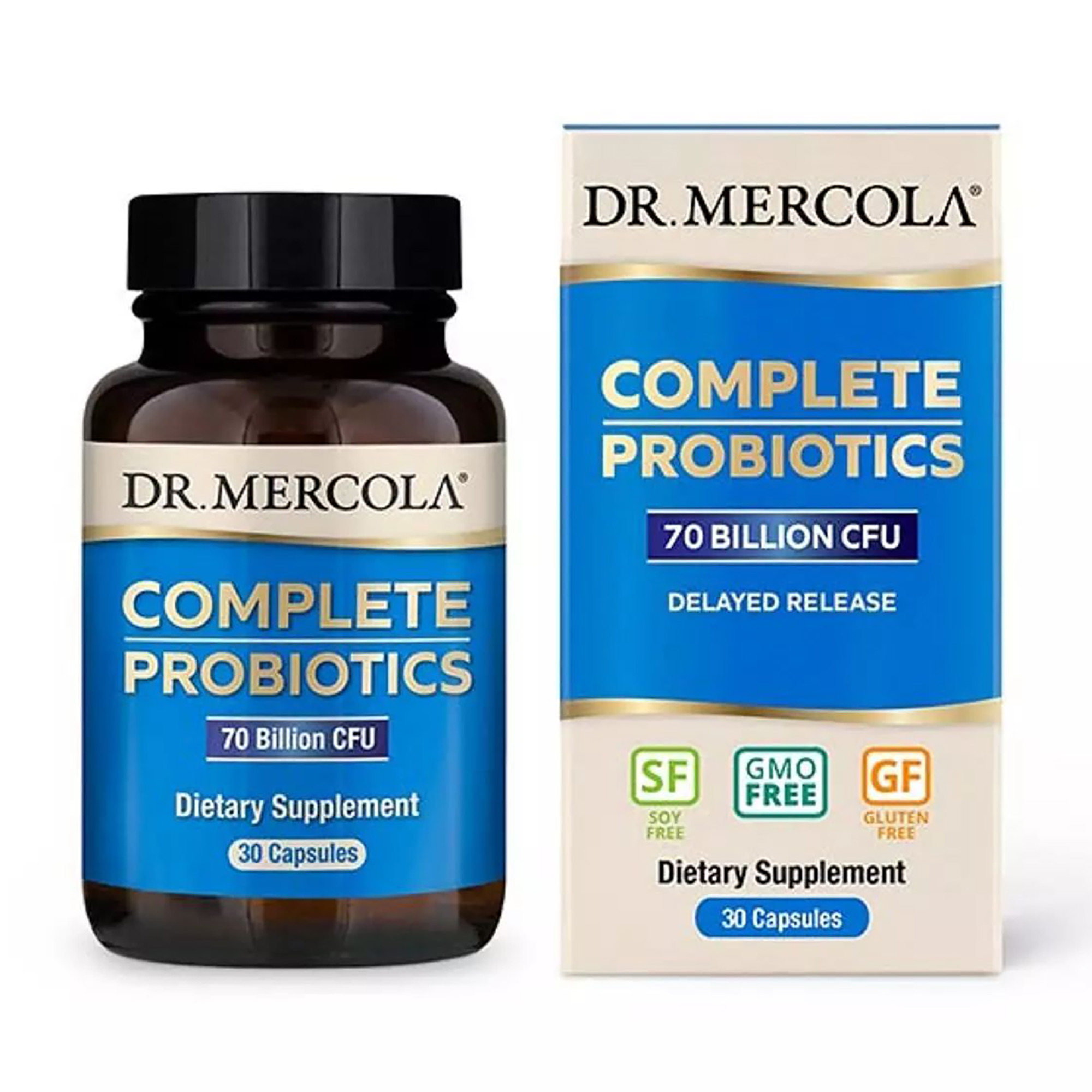

Комплекс пробіотиків Dr. Mercola Complete Probiotics 70 Billion CFU 70 мільярдів КУО, 30 капсул