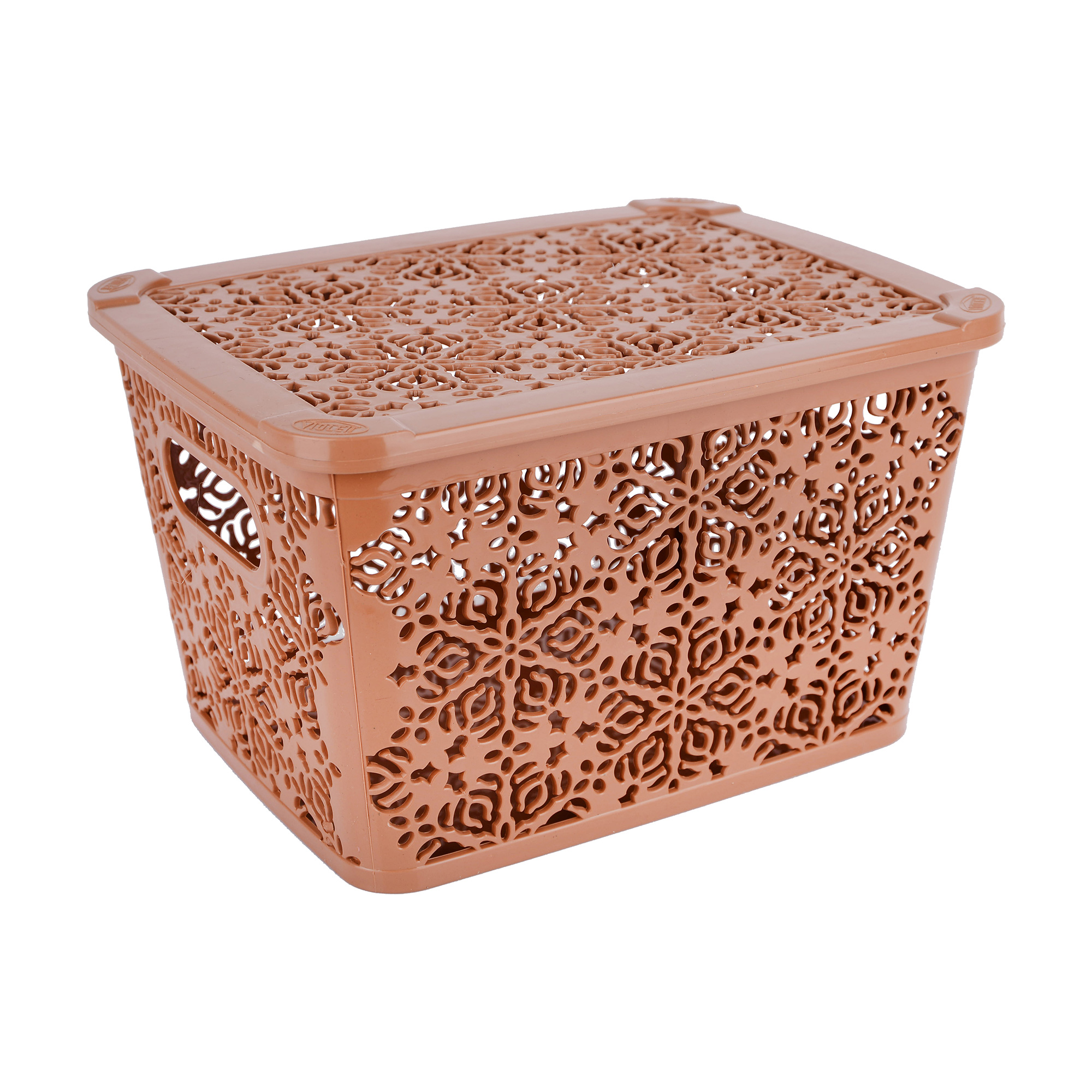 

Кошик для зберігання Violet House 0402 2 Ажур Cream, 25*20*15 см, 7 л